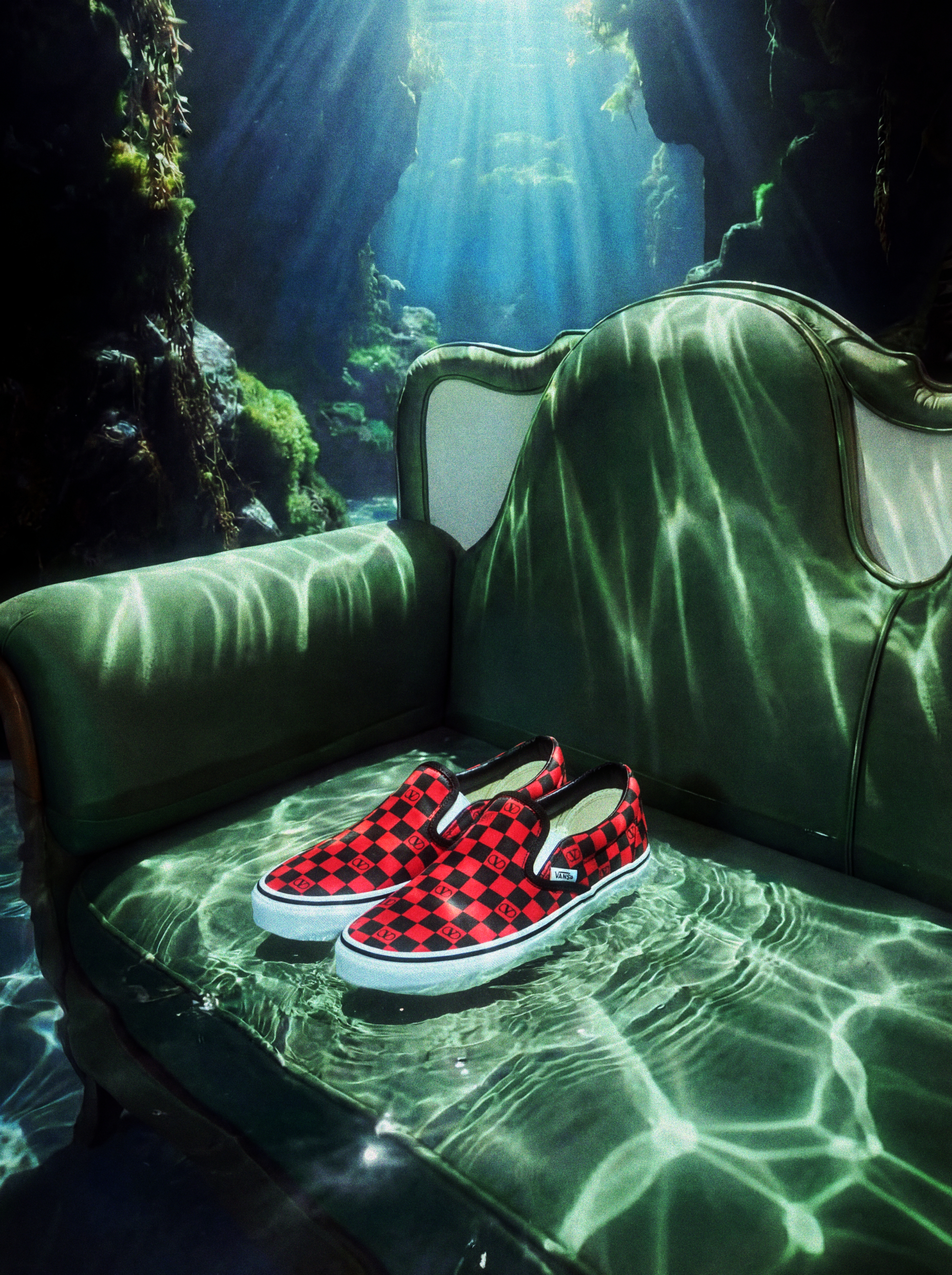 クッション 6点　バレンチノ Valentino Garavani and Vans クラシック スリッポン| VANS（ヴァンズ