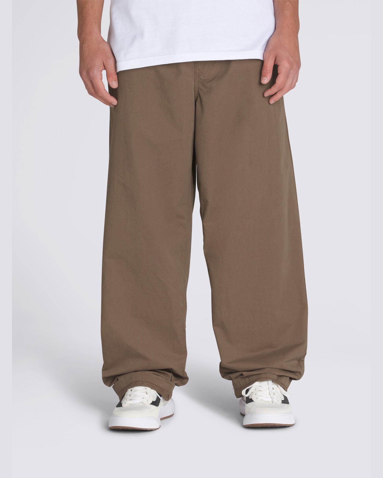 バギーテーパード エラスティック ウエスト パンツ image number 1