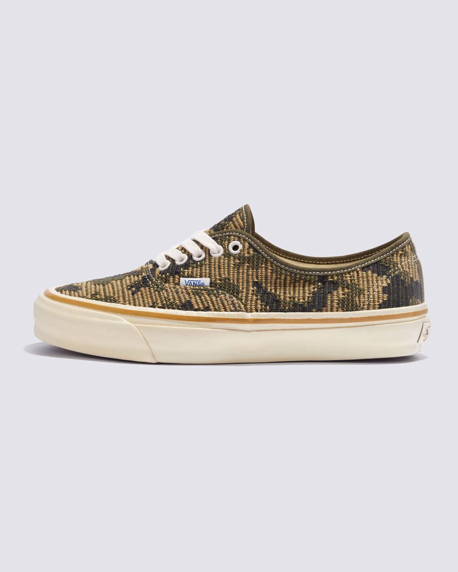 Vans premium authentic カモアンティークゴールド26cm バンズ プレミアム オーセンティック 
