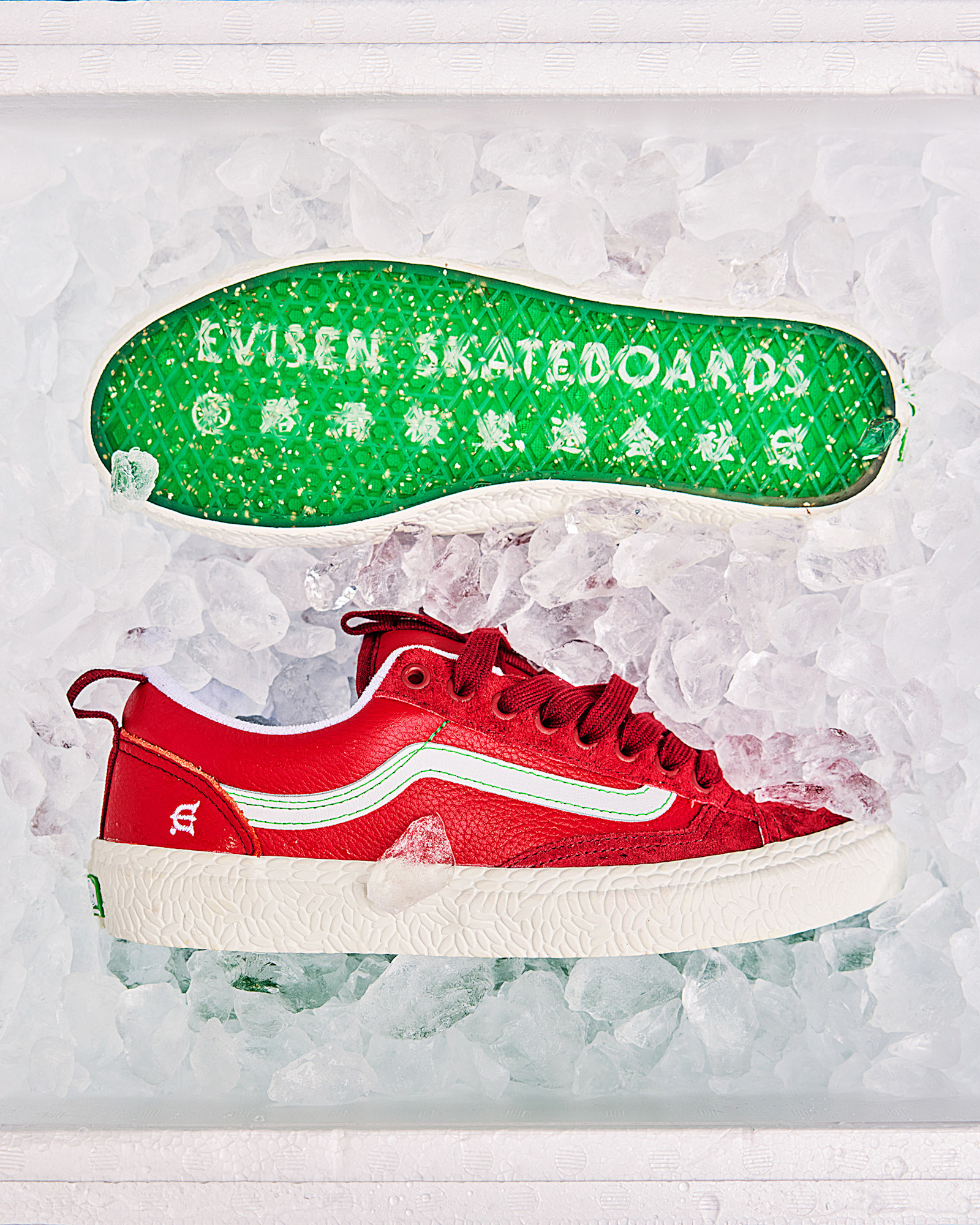 【抽選販売中】Vans x Evisen Skateboards スケート オールドスクール 36+ image number 7