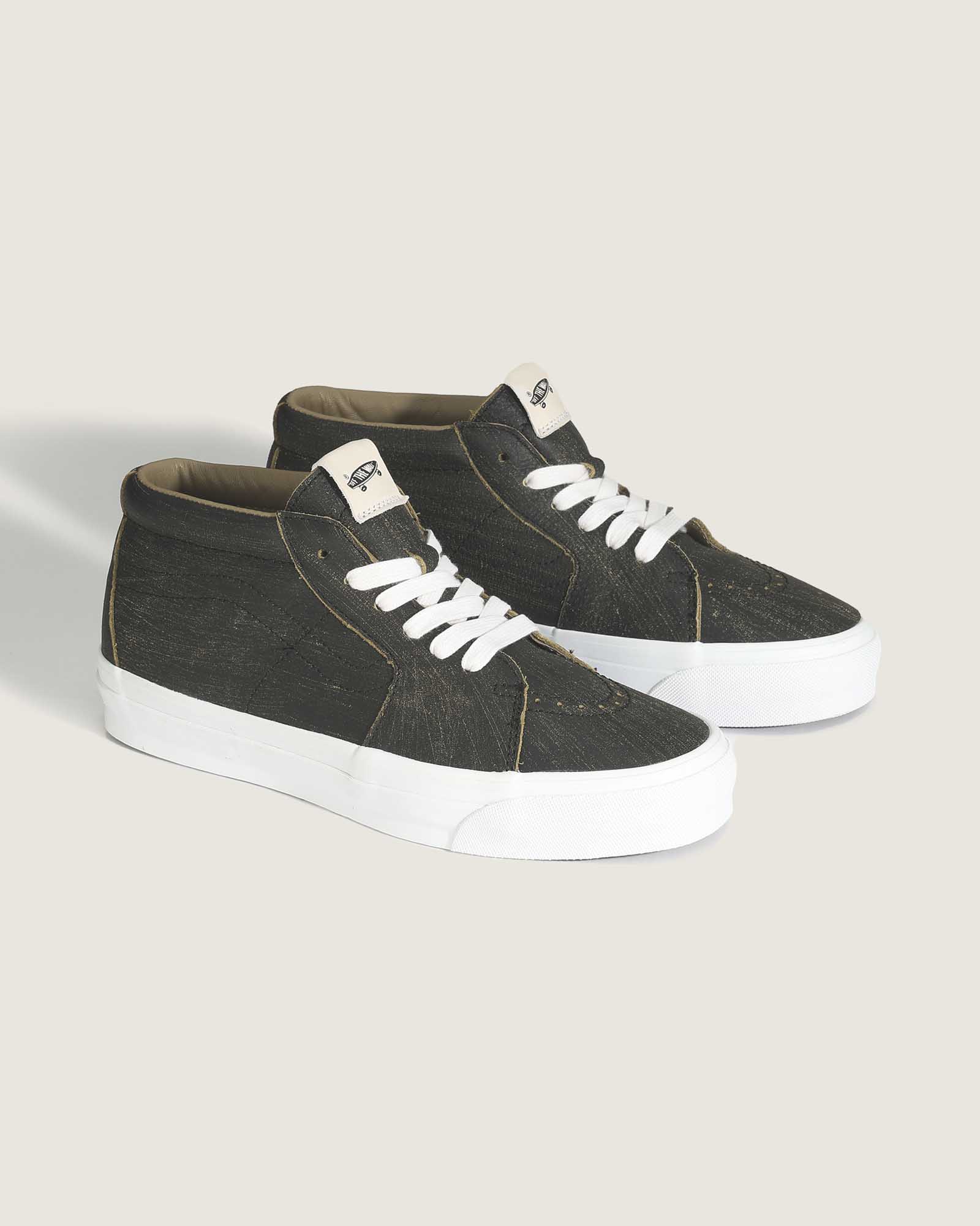 PREMIUM スケートミッド エイジドレザー image number 1