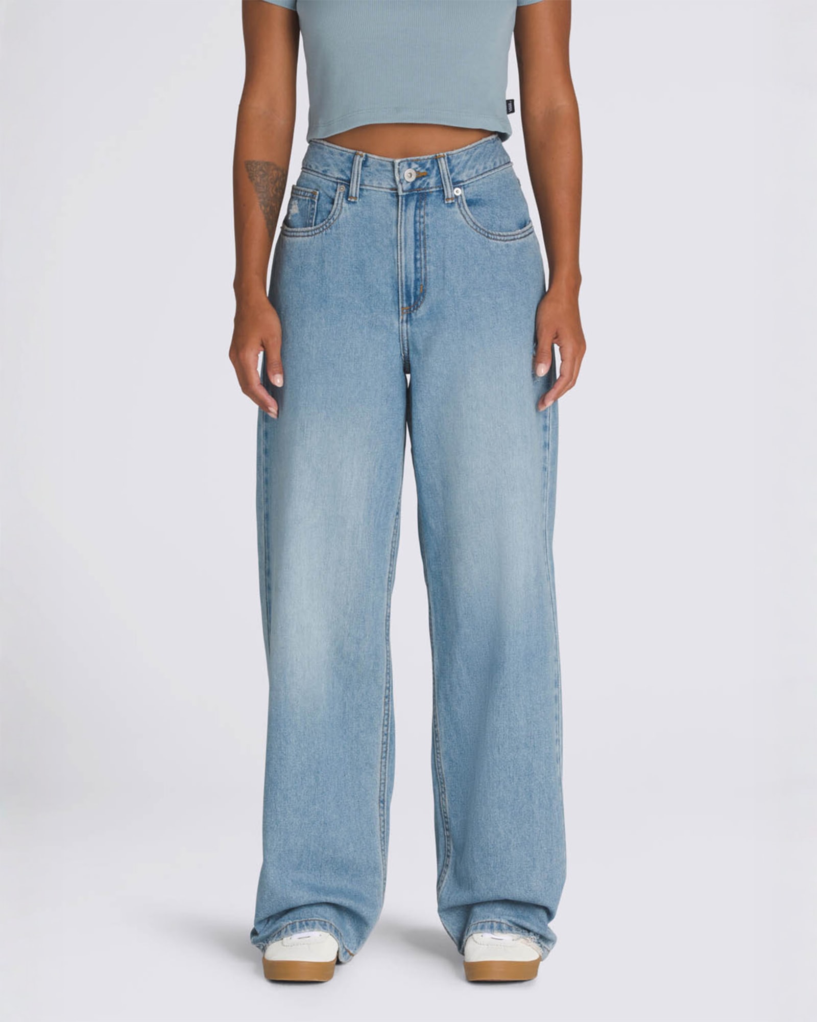 ウィメンズ SIRELLE ディストレスト 5ポケット パドルパンツ image number 0