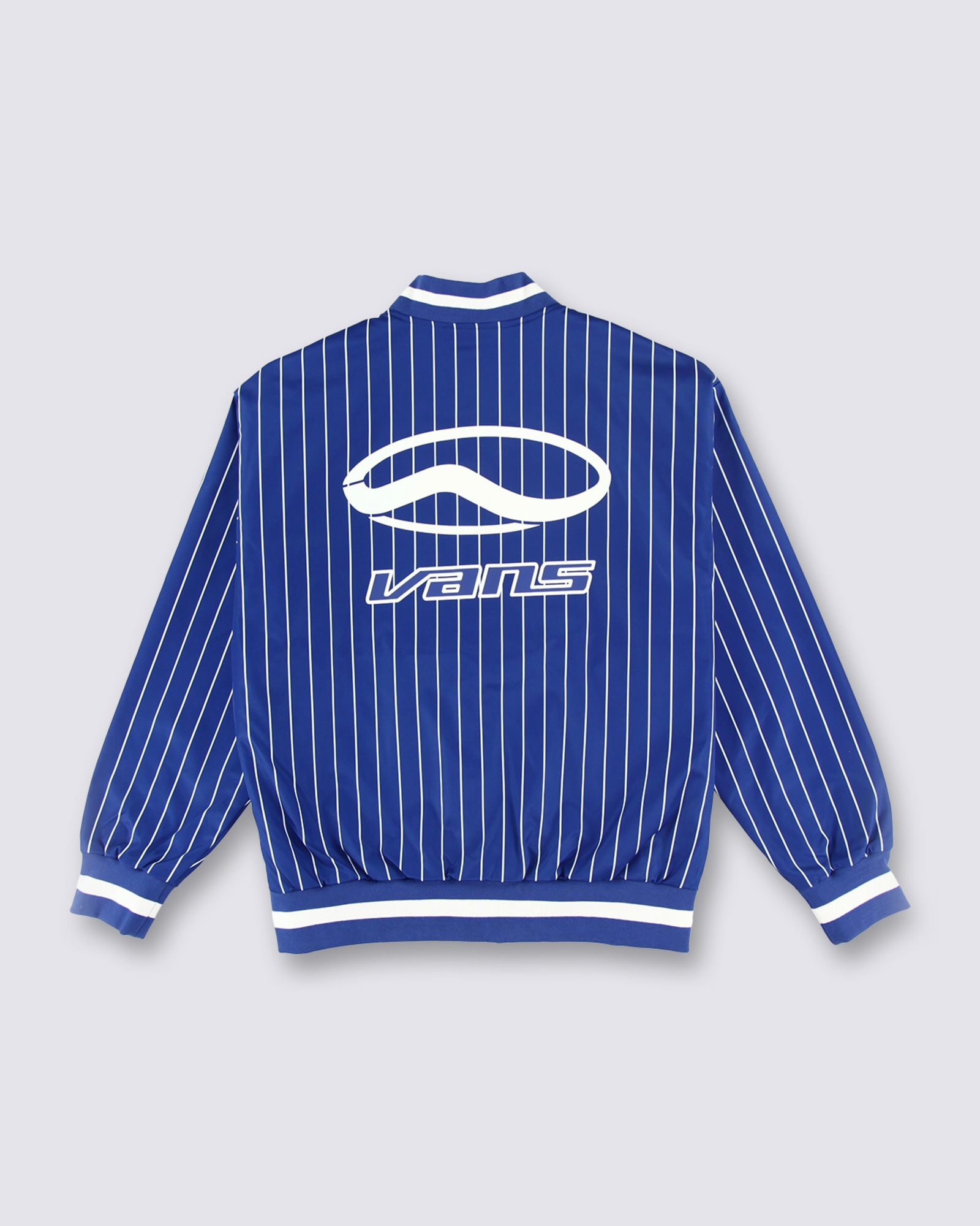 TEAM ストライプ ベースボールジャケット| VANS（ヴァンズ）公式ストア