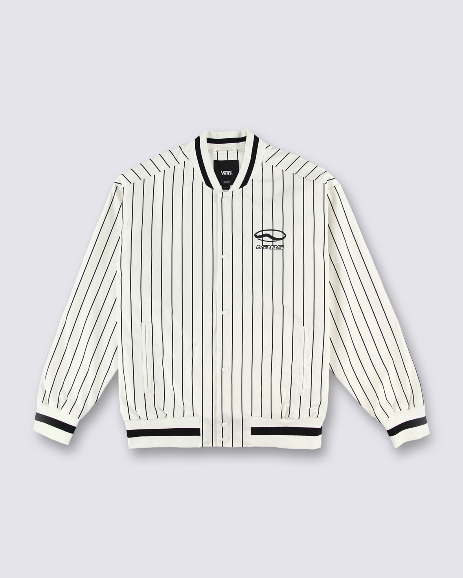 vintage ビンテージ ベースボールシャツ ジャケット M ストライプ TEAM ストライプ ベースボールジャケット| VANS（ヴァンズ）公式ストア