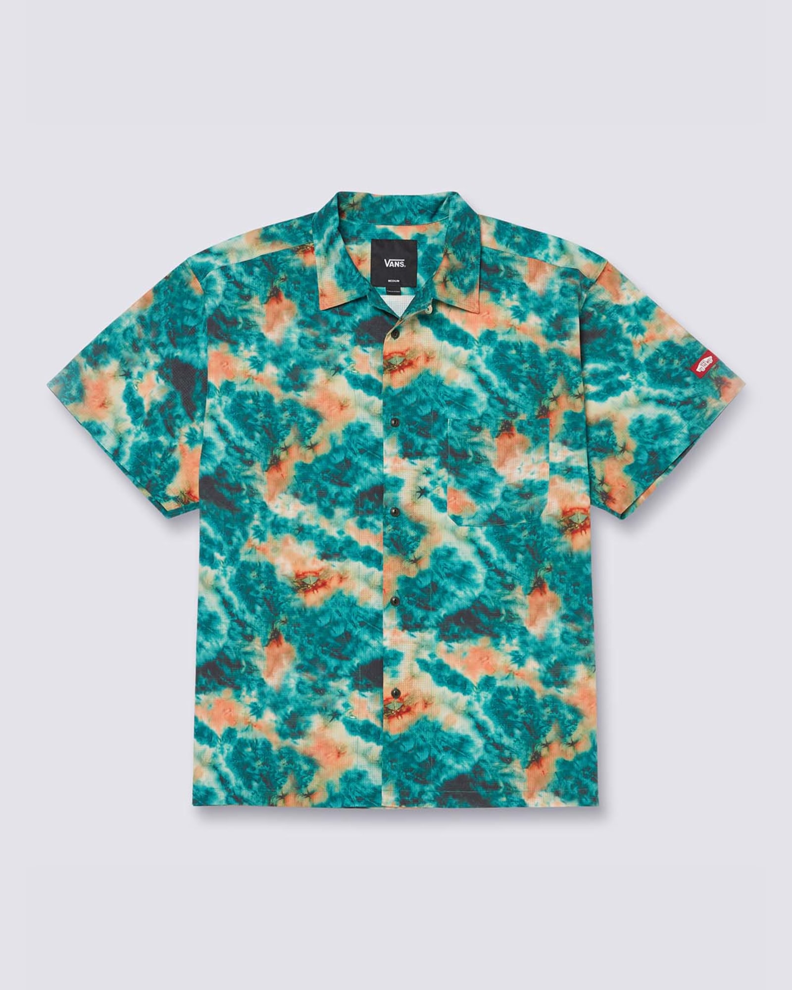 BEACH GETAWAY オープンカラータイダイシャツ image number 0