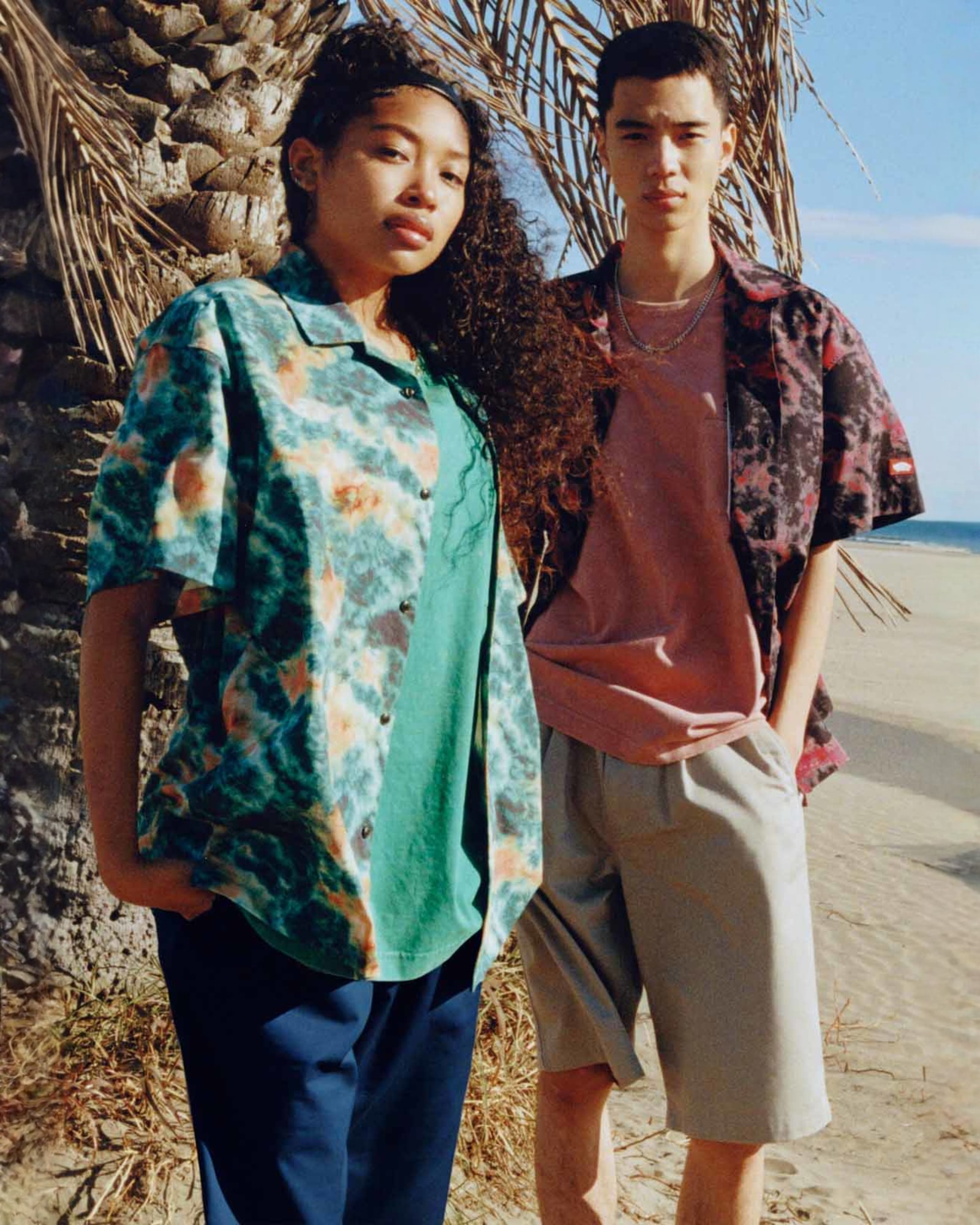 BEACH GETAWAY オープンカラータイダイシャツ image number 8