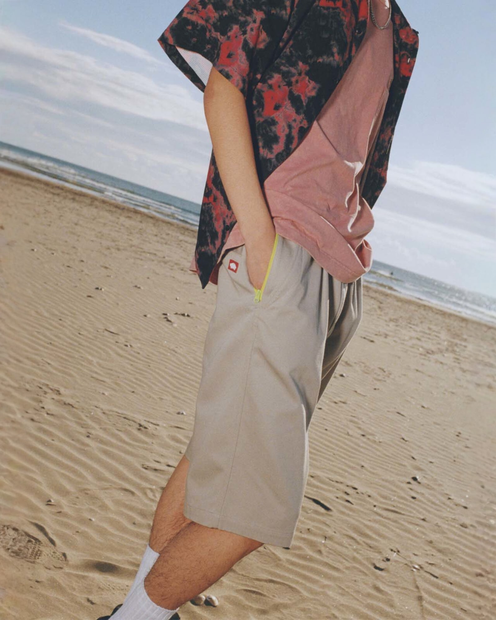 BEACH GETAWAY オープンカラータイダイシャツ image number 6