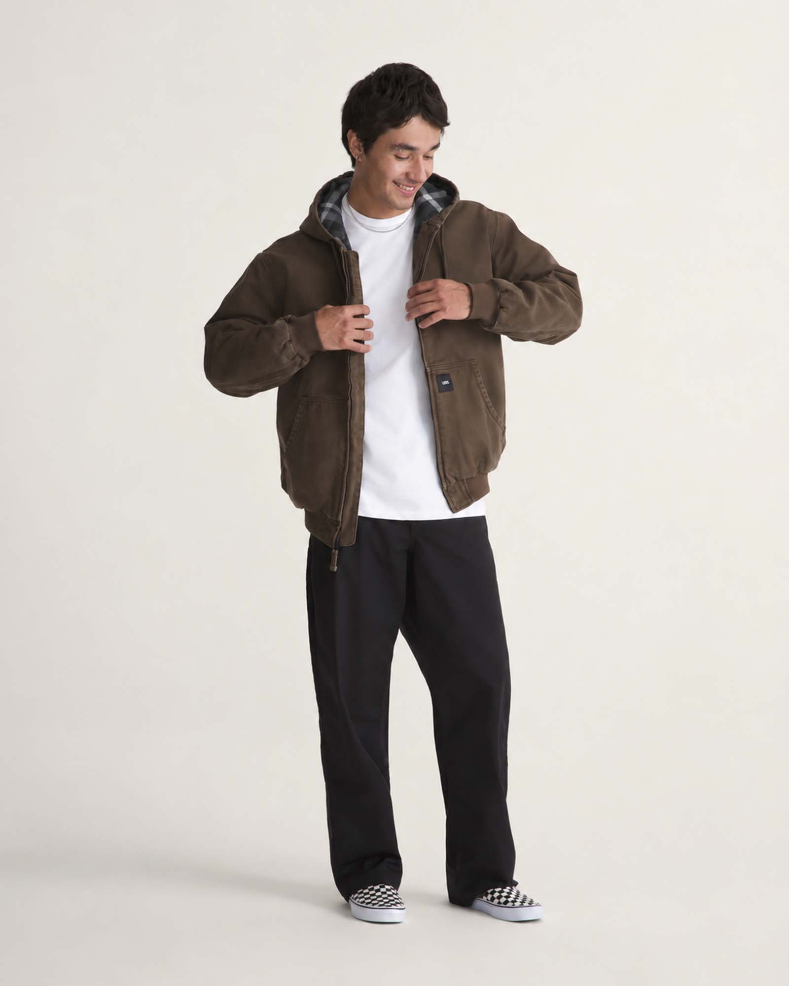 ELI ワークウェア キャンバス フルジップ ジャケット image number 3
