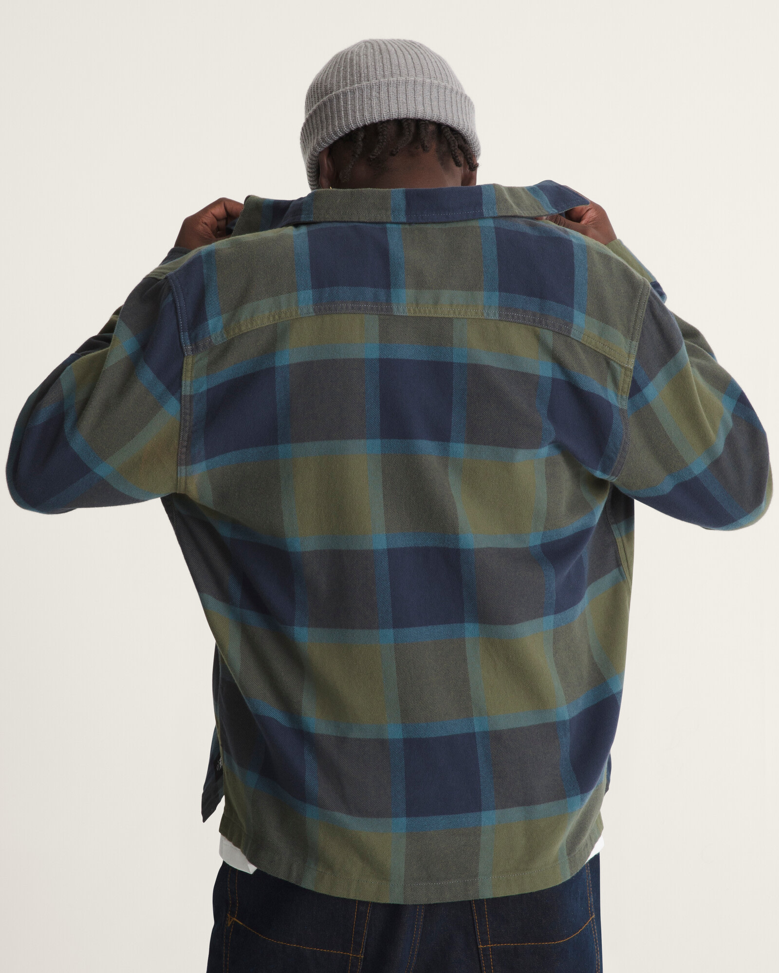 LARKSPUR フランネルシャツ image number 2