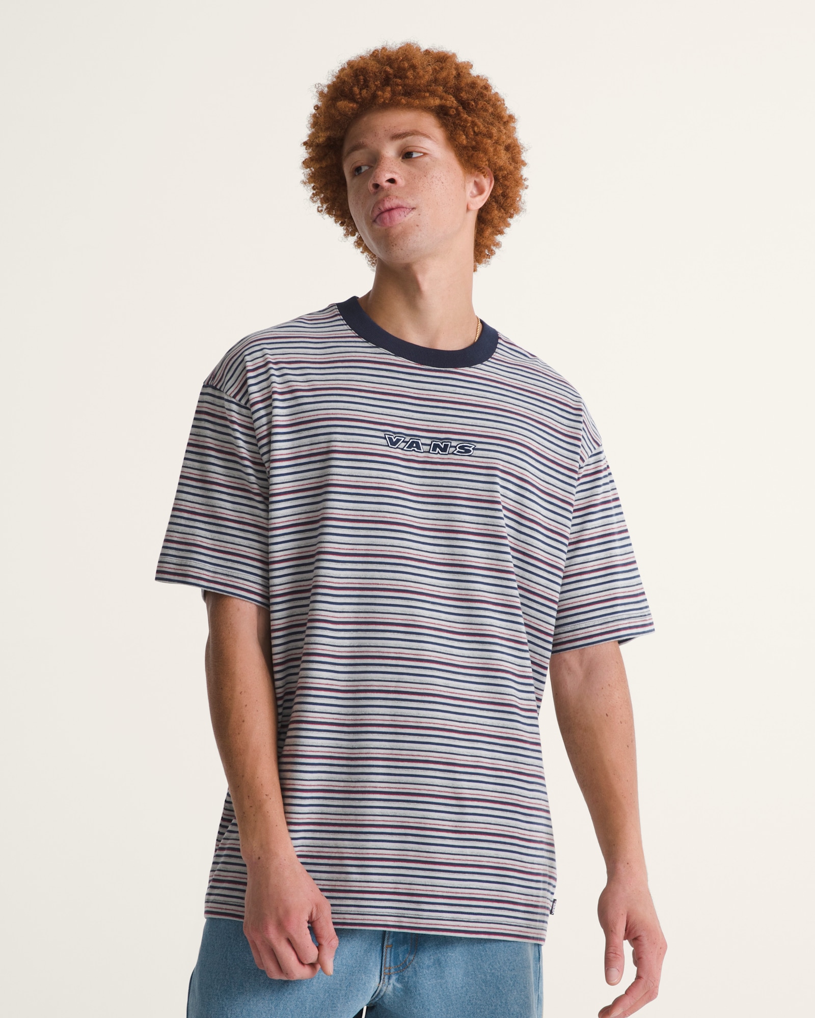 CAMERON ストライプ ニットTシャツ image number 0