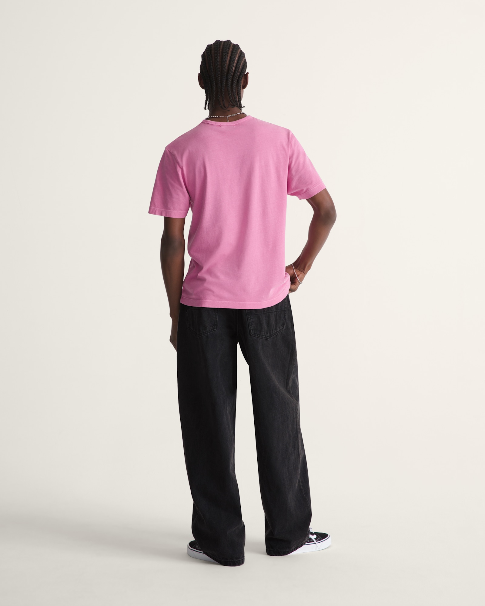 チェック5 バギーデニムパンツ image number 4