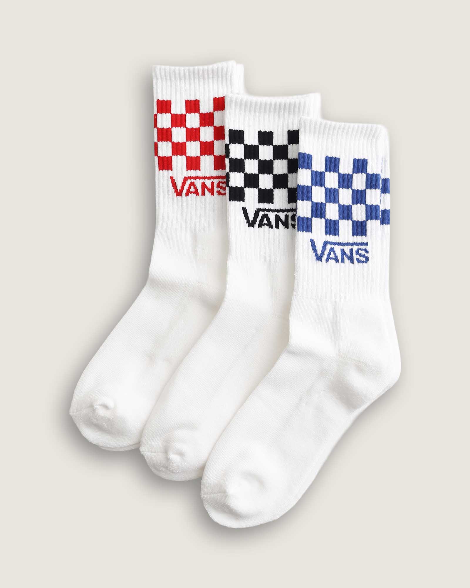 クラシックチェック クルーソックス（3足） image number 0