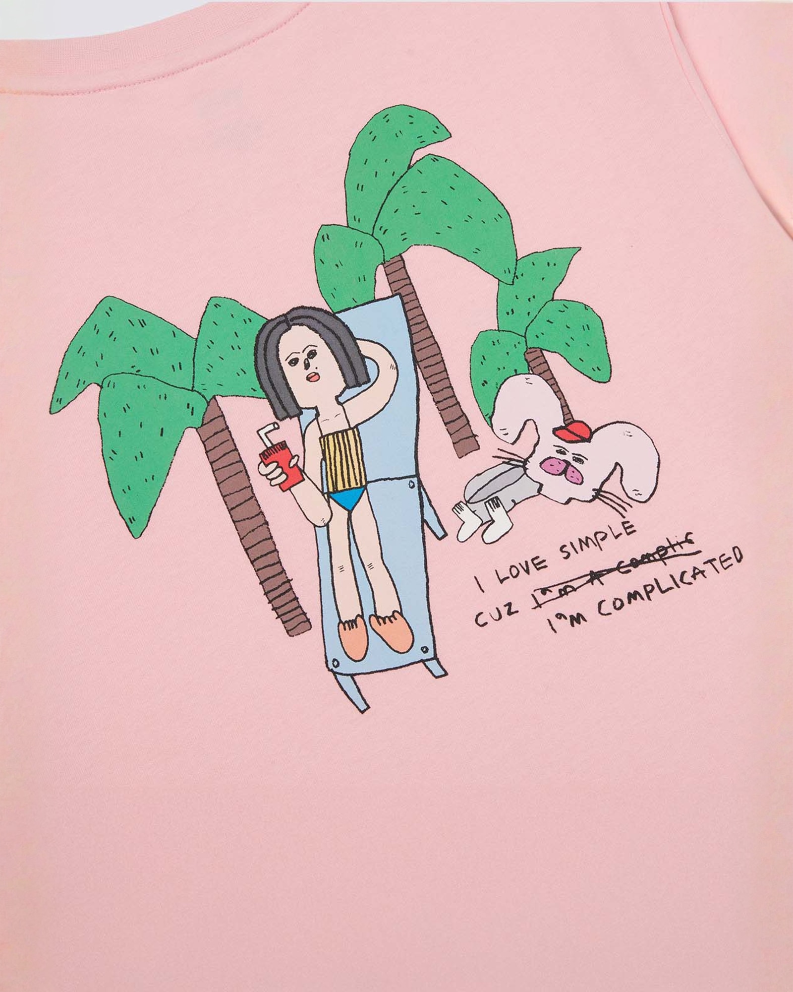 RIROO ウィメンズ RABBIT Tシャツ image number 4