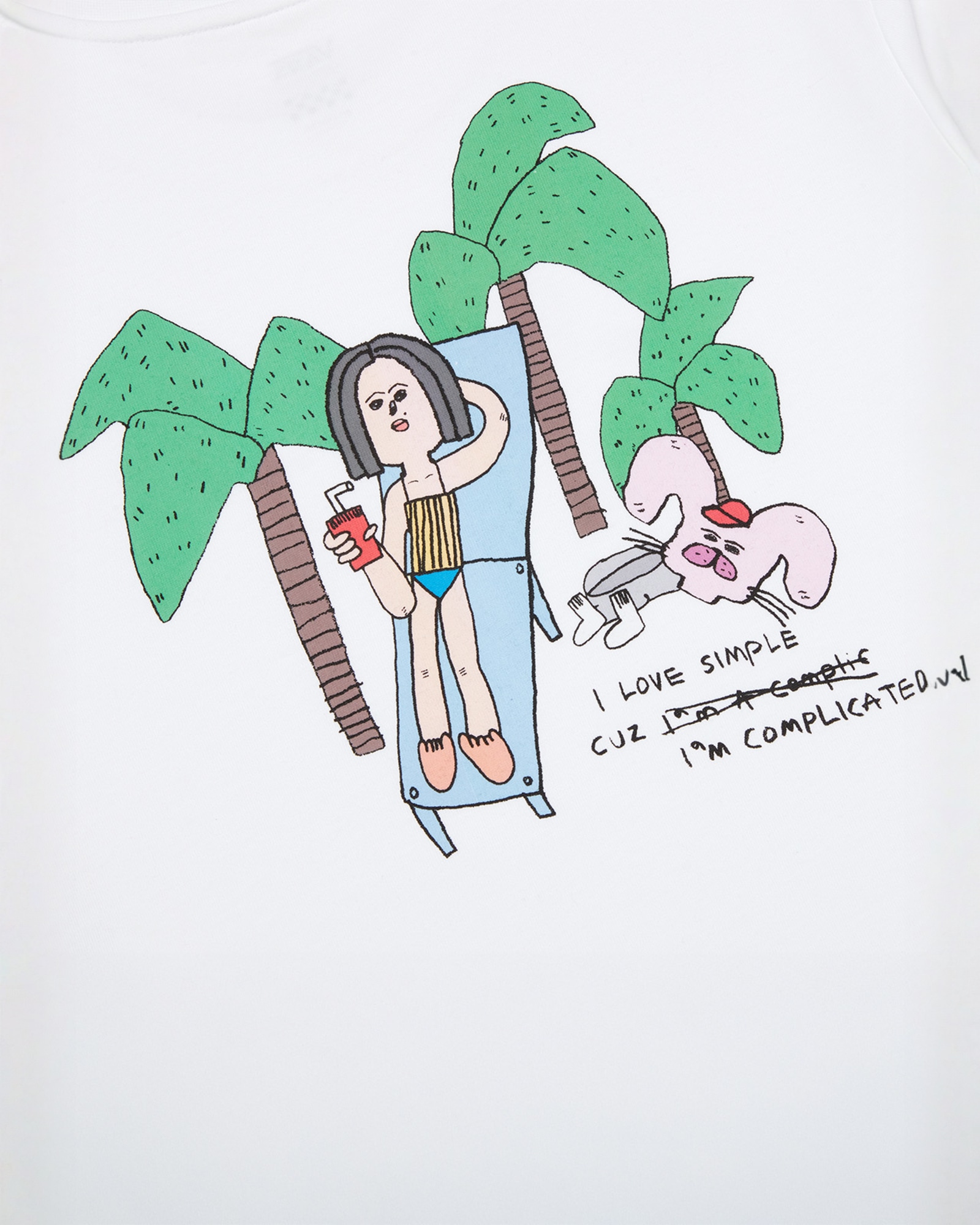 RIROO ウィメンズ RABBIT Tシャツ image number 4