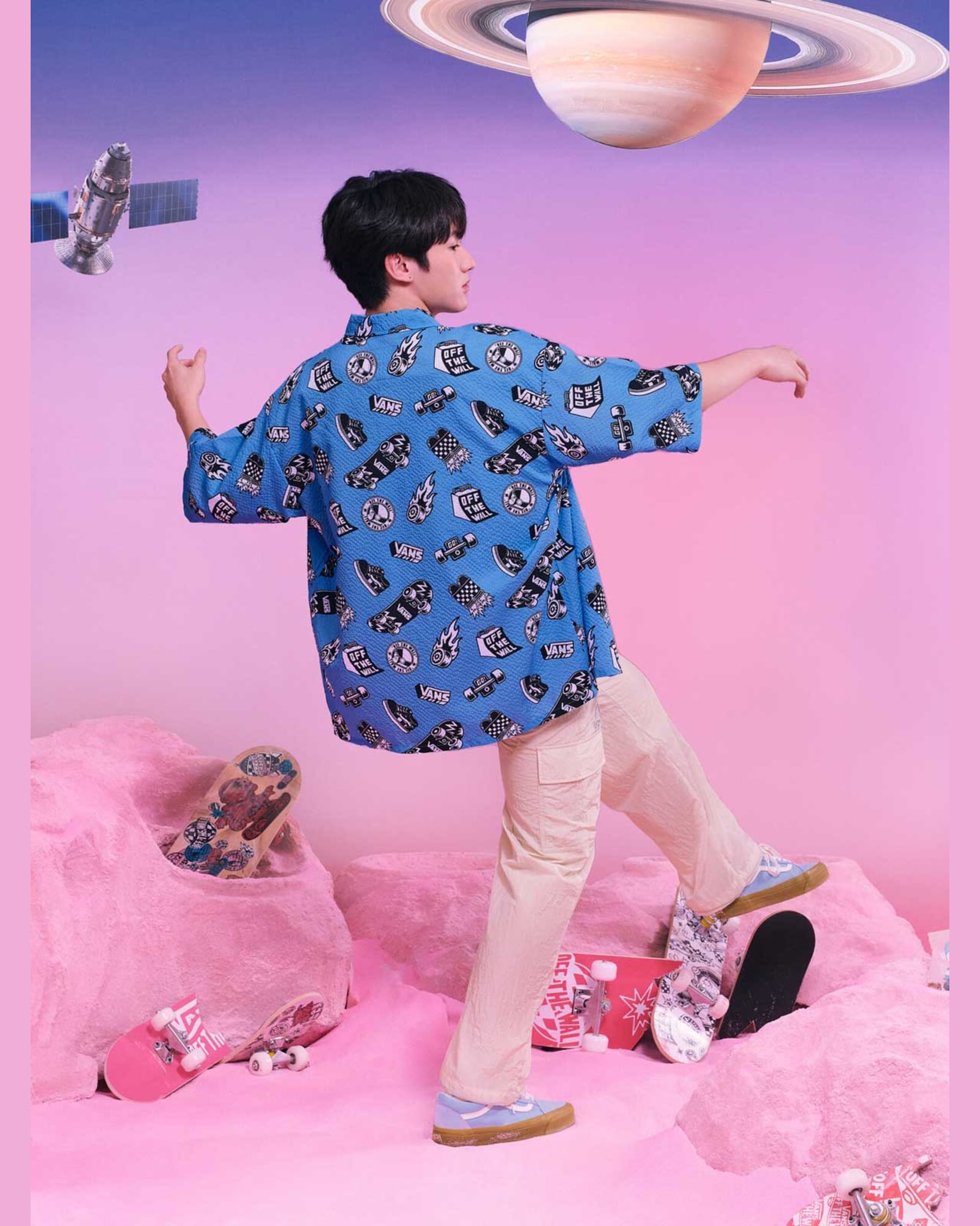 SPACE MOLLY AOP シャツ image number 5