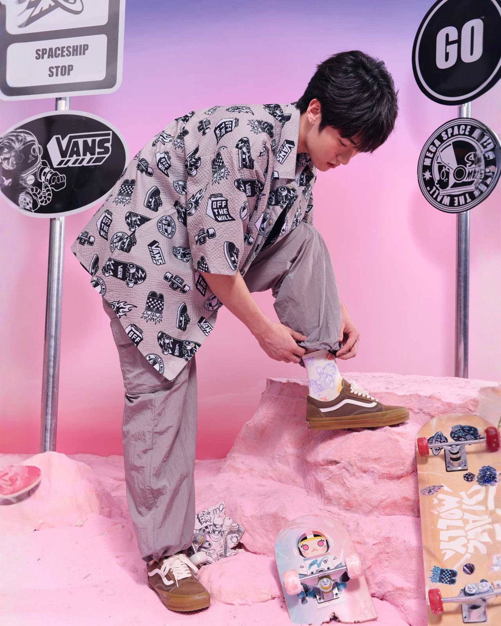 SPACE MOLLY AOP シャツ image number 5