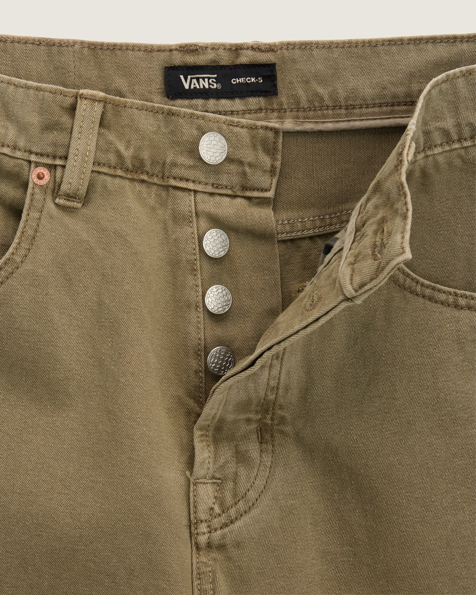 PREMIUM チェック5 バギーデニムショーツ image number 2