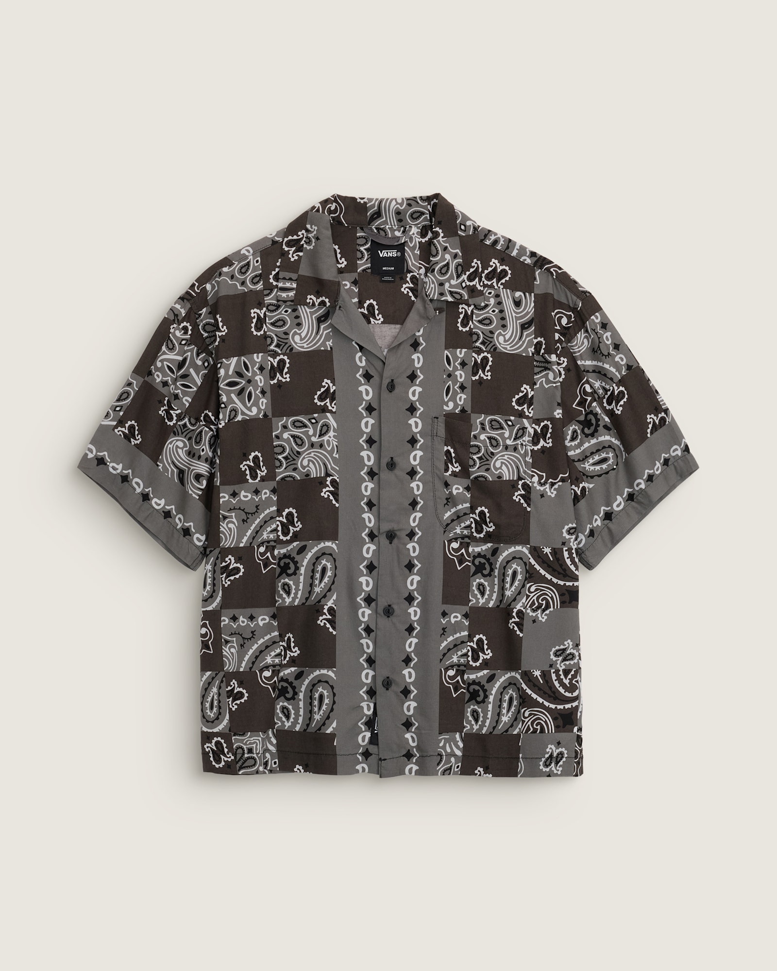 VAN DOREN ペイズリーチェックシャツ image number 0