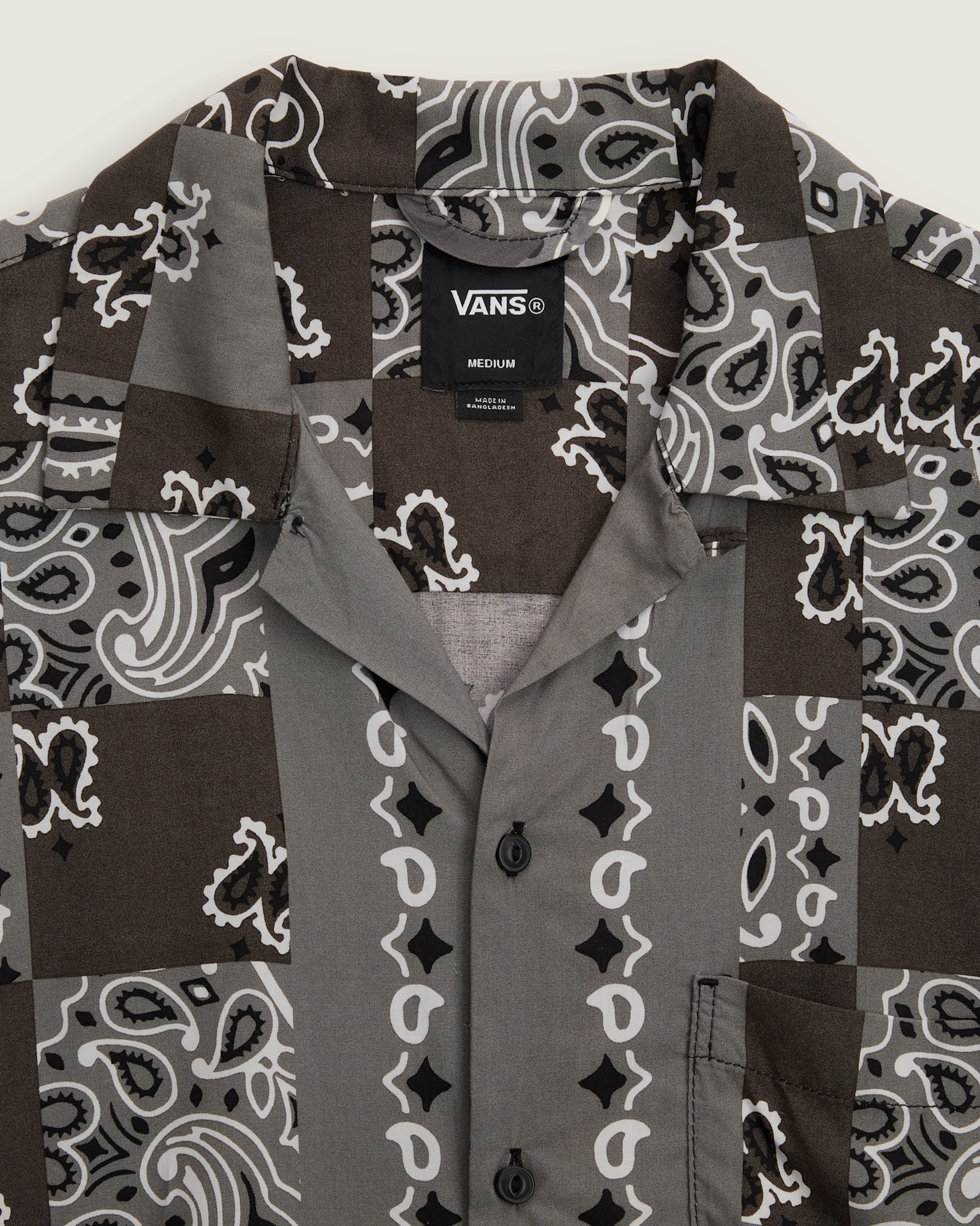 VAN DOREN ペイズリーチェックシャツ image number 2