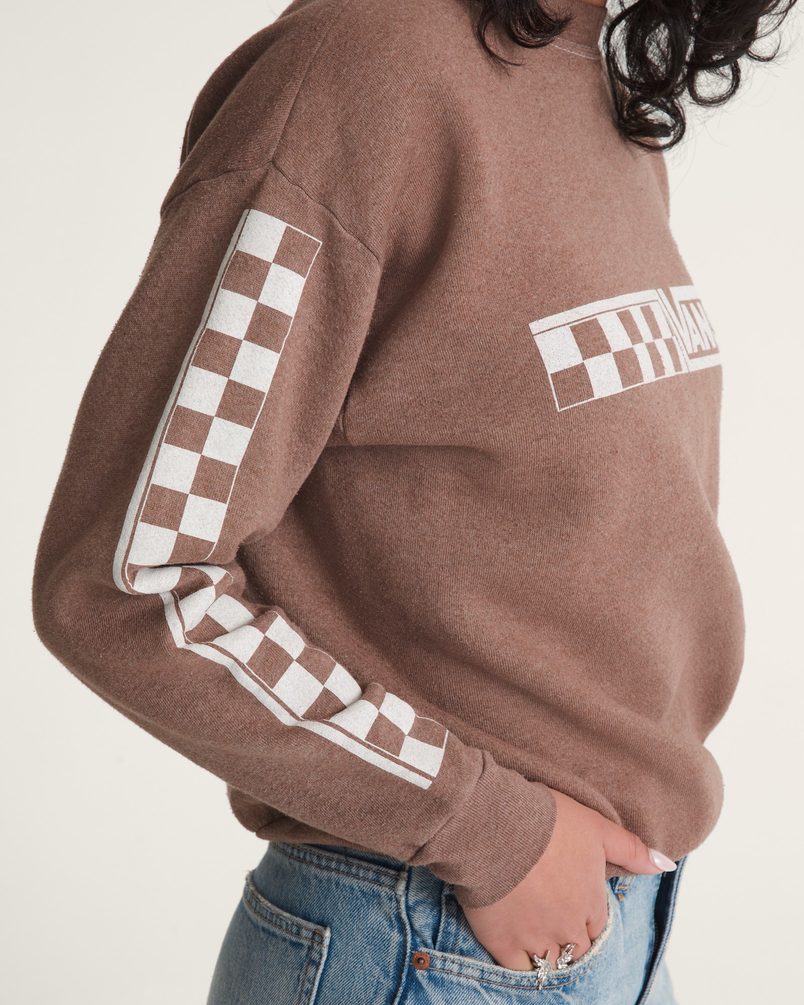 チェッカーボード VANS STYLE スウェット image number 3