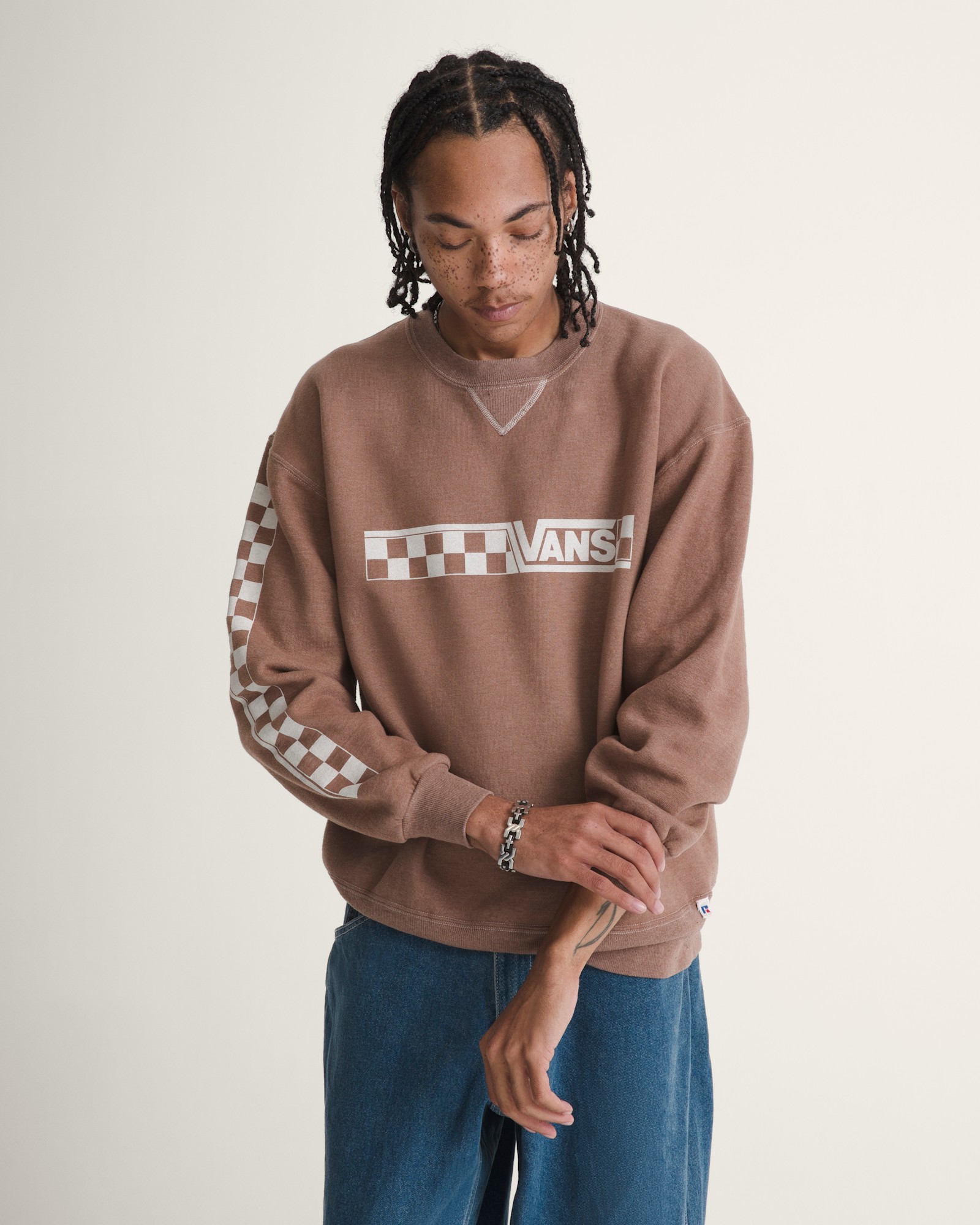 チェッカーボード VANS STYLE スウェット image number 0