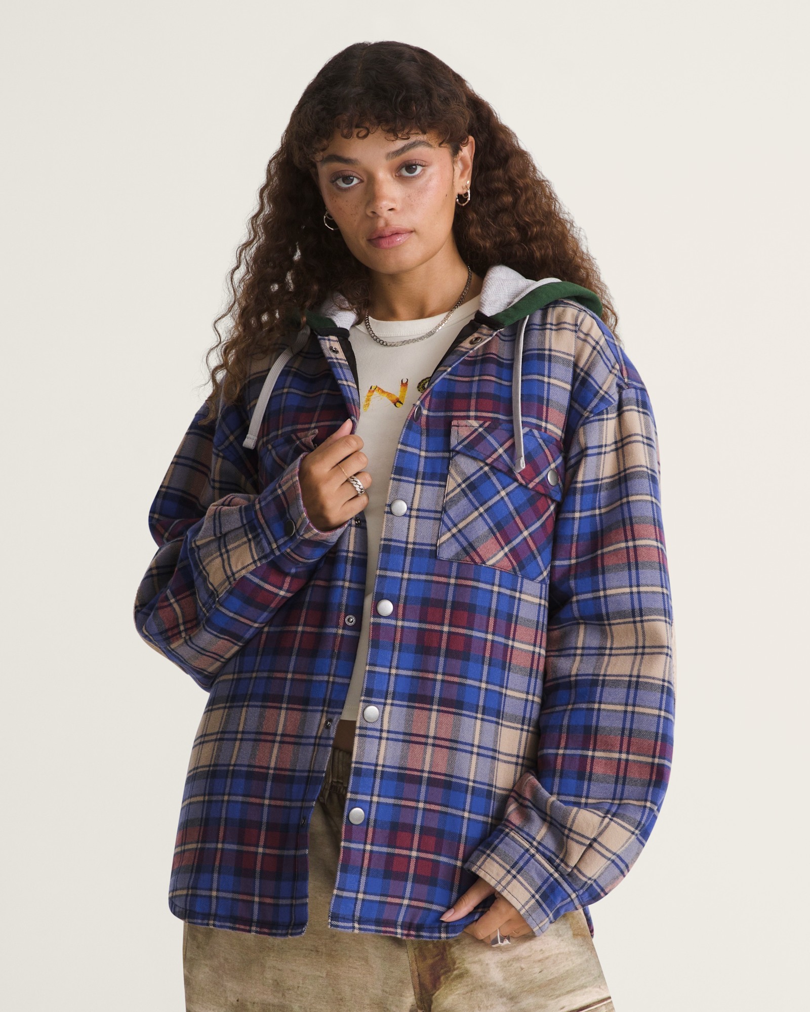 【10月22日発売】VANSZA フランネルフーディー image number 0