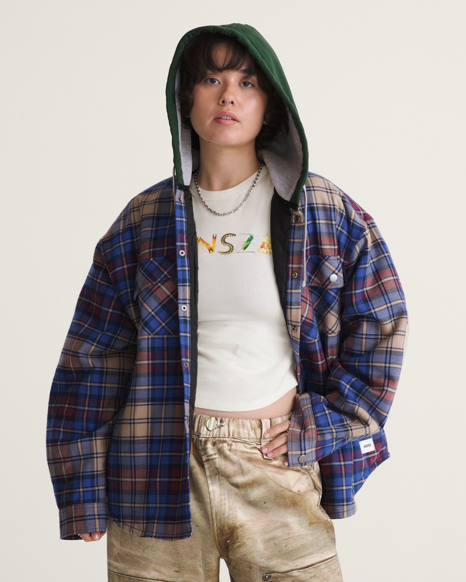【10月22日発売】VANSZA フランネルフーディー image number 1