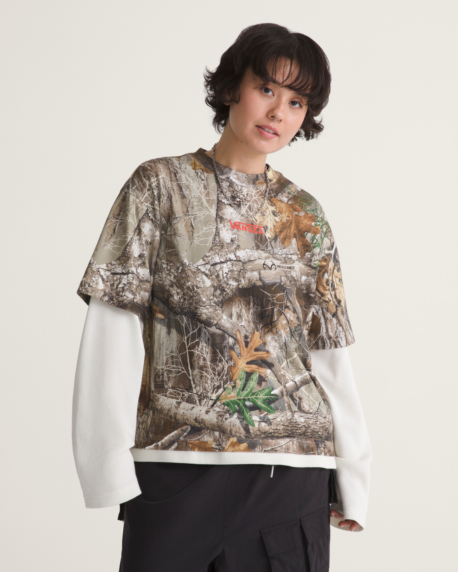 【10月22日発売】VANSZA レイヤードTシャツ image number 2