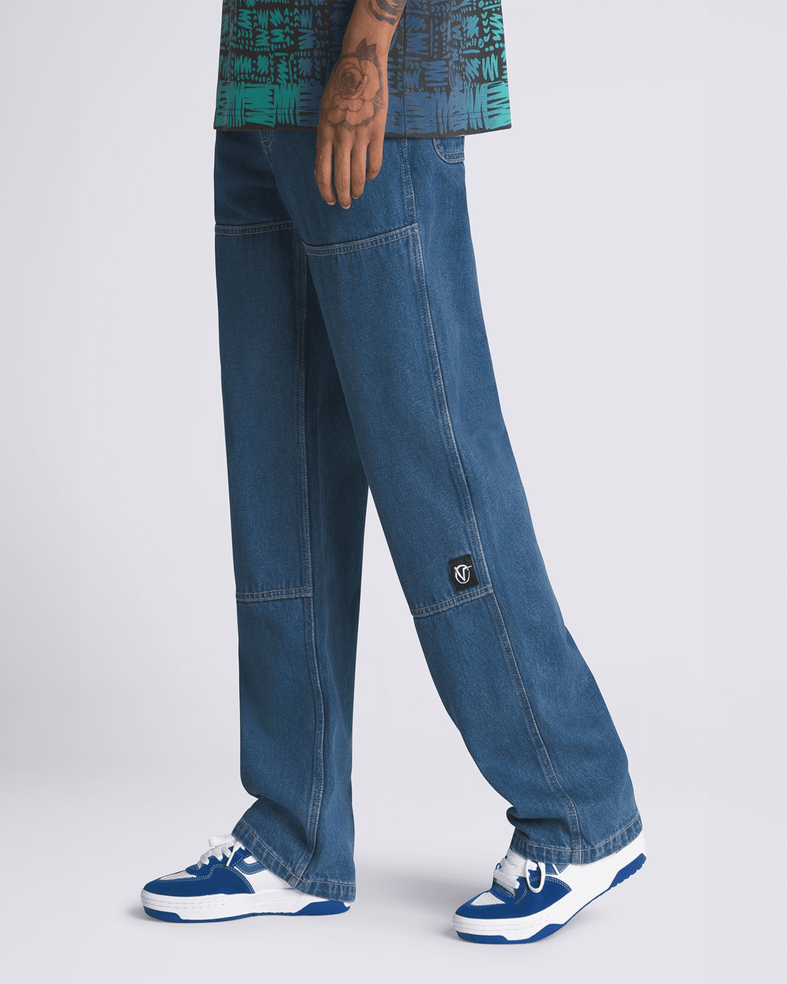 ROWAN ZORILLA ドリルコア ルーズカーペンター デニムパンツ