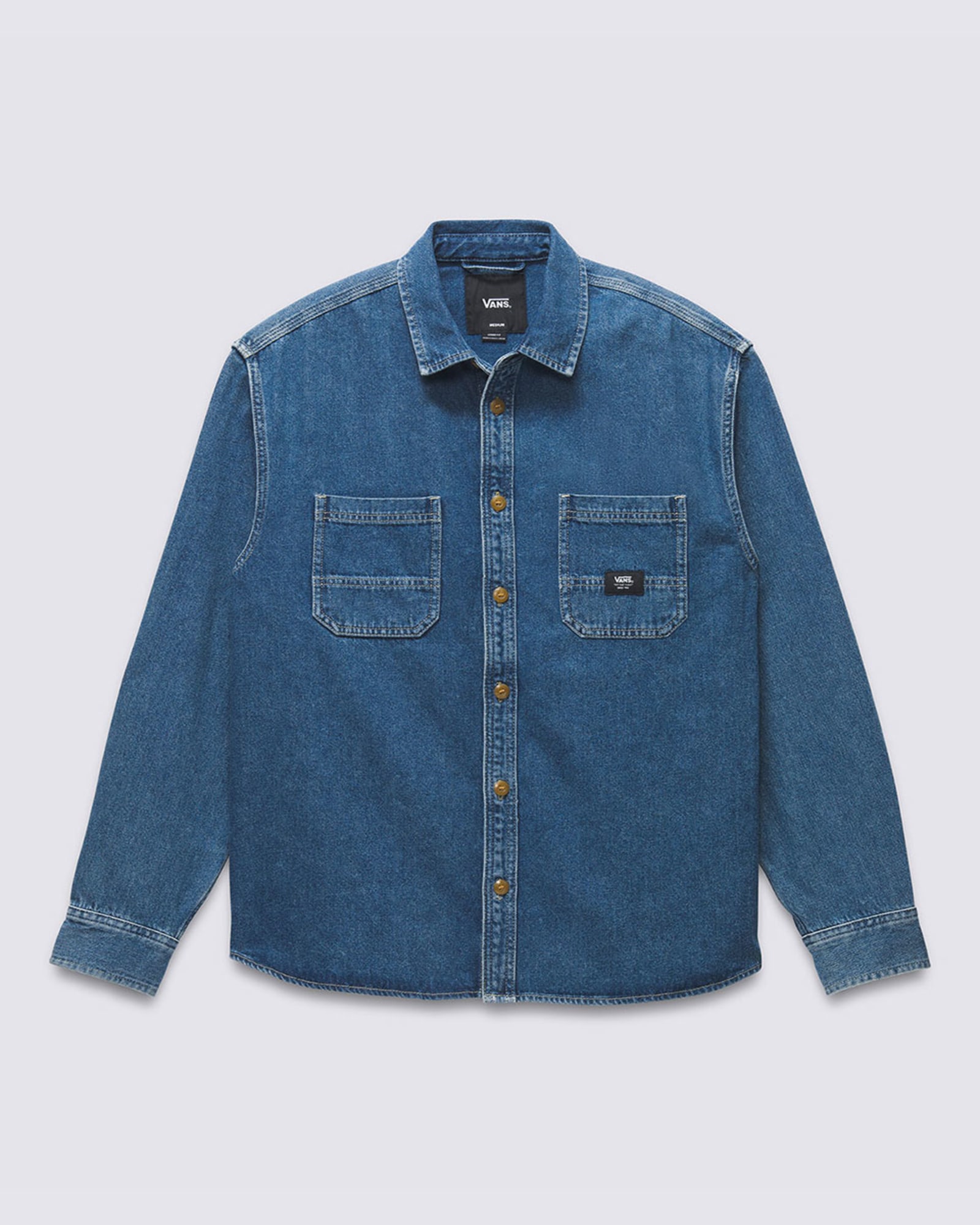 STEVENS デニム ロングスリーブシャツ