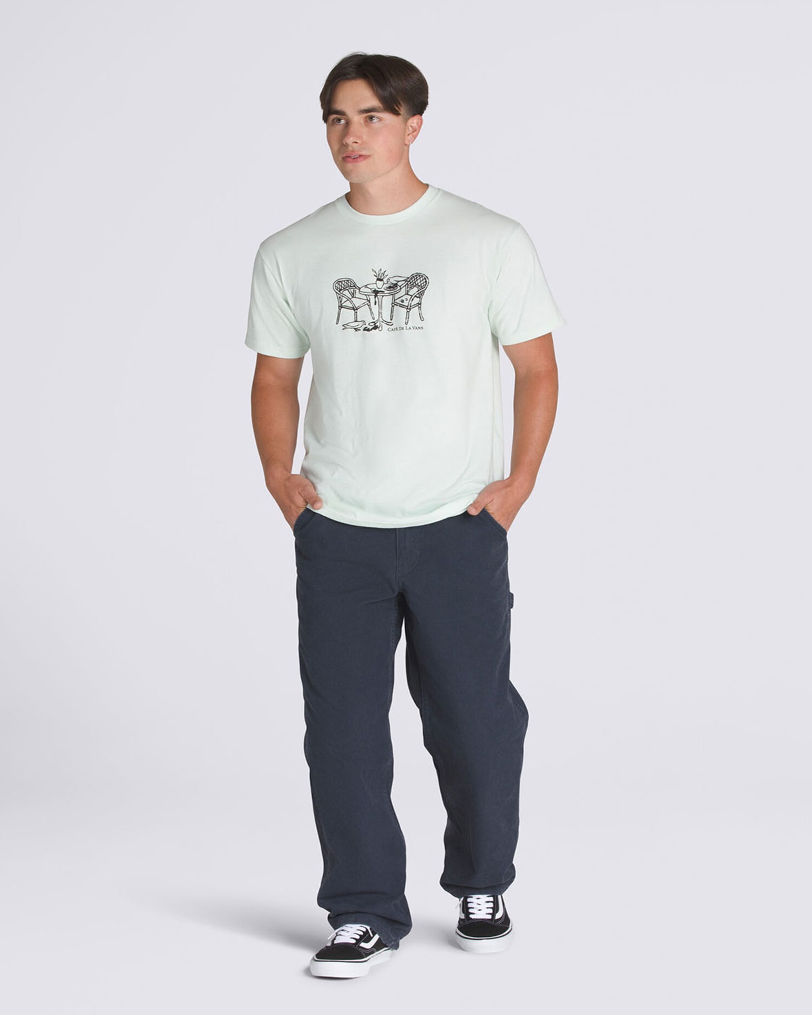 CAFE DE LA VANS Tシャツ