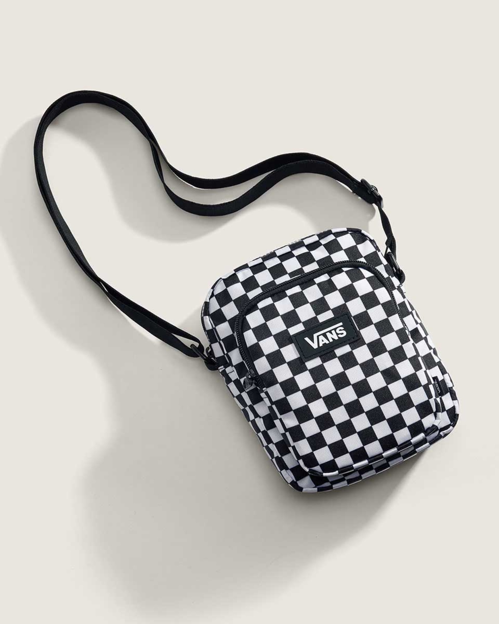 ロゴチェック クロスボディバッグ