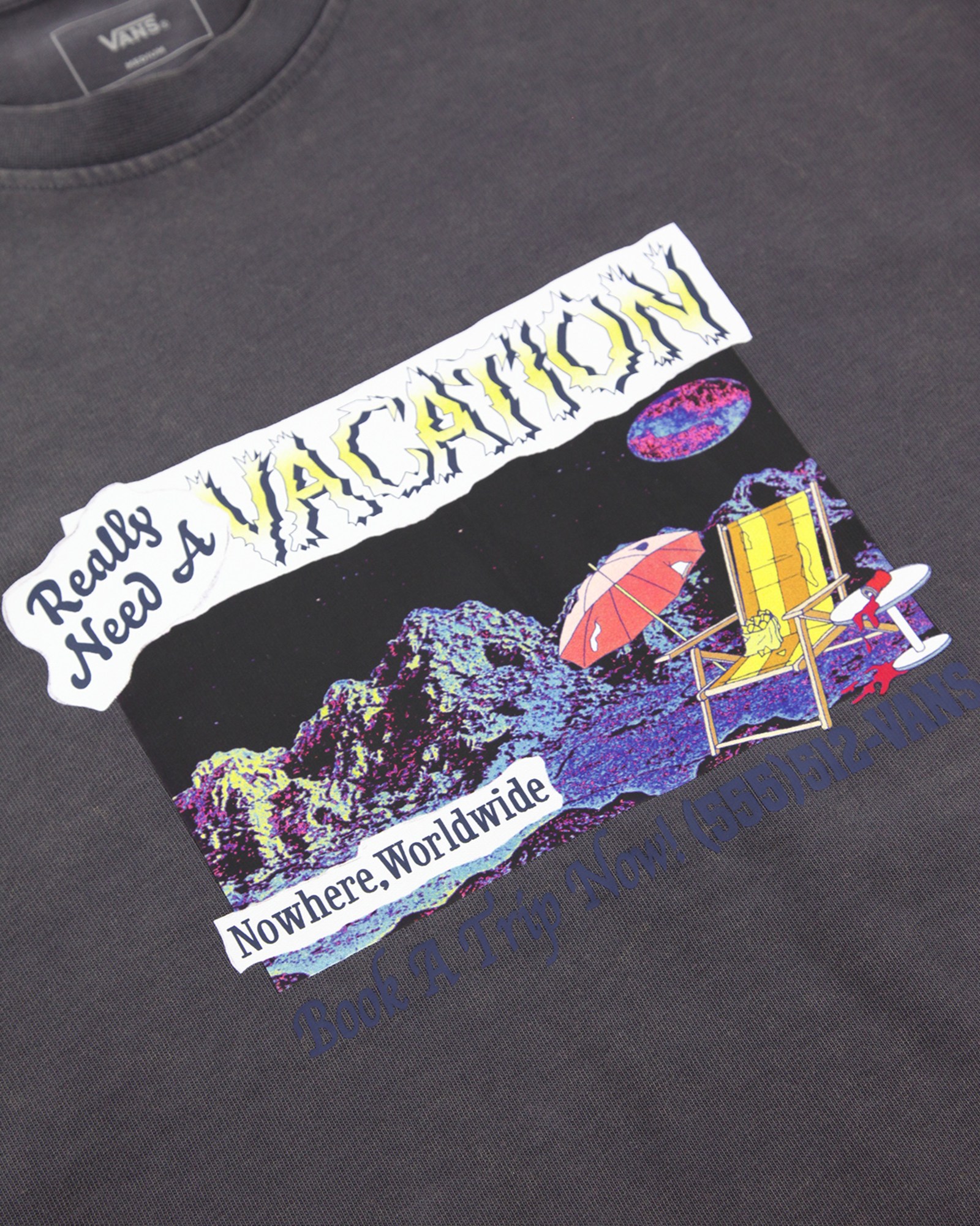 VACATION サイドパネル Tシャツ