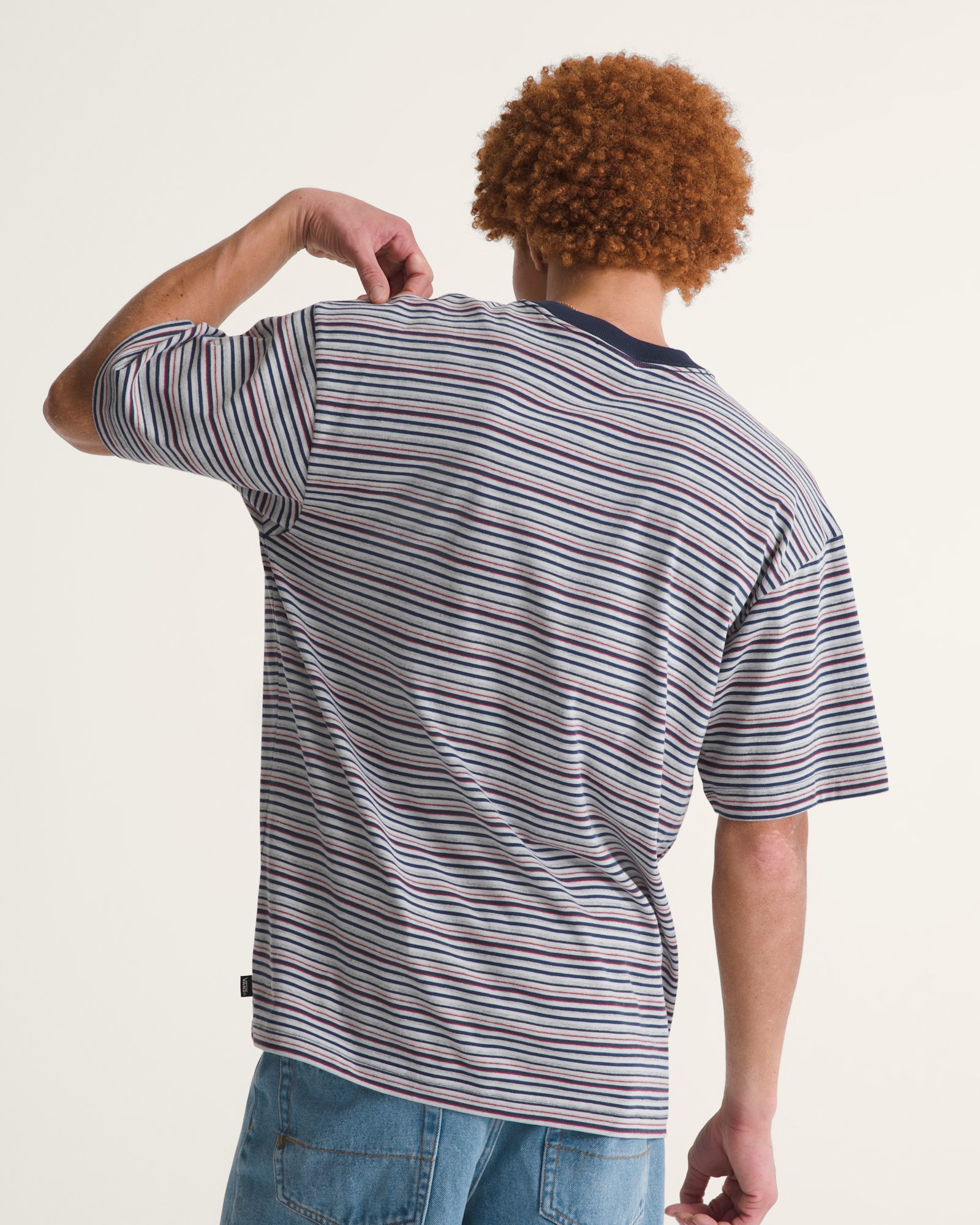 CAMERON ストライプ ニットTシャツ