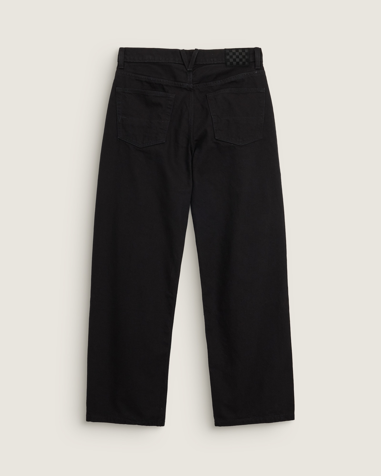 チェック5 ルーズデニムパンツ