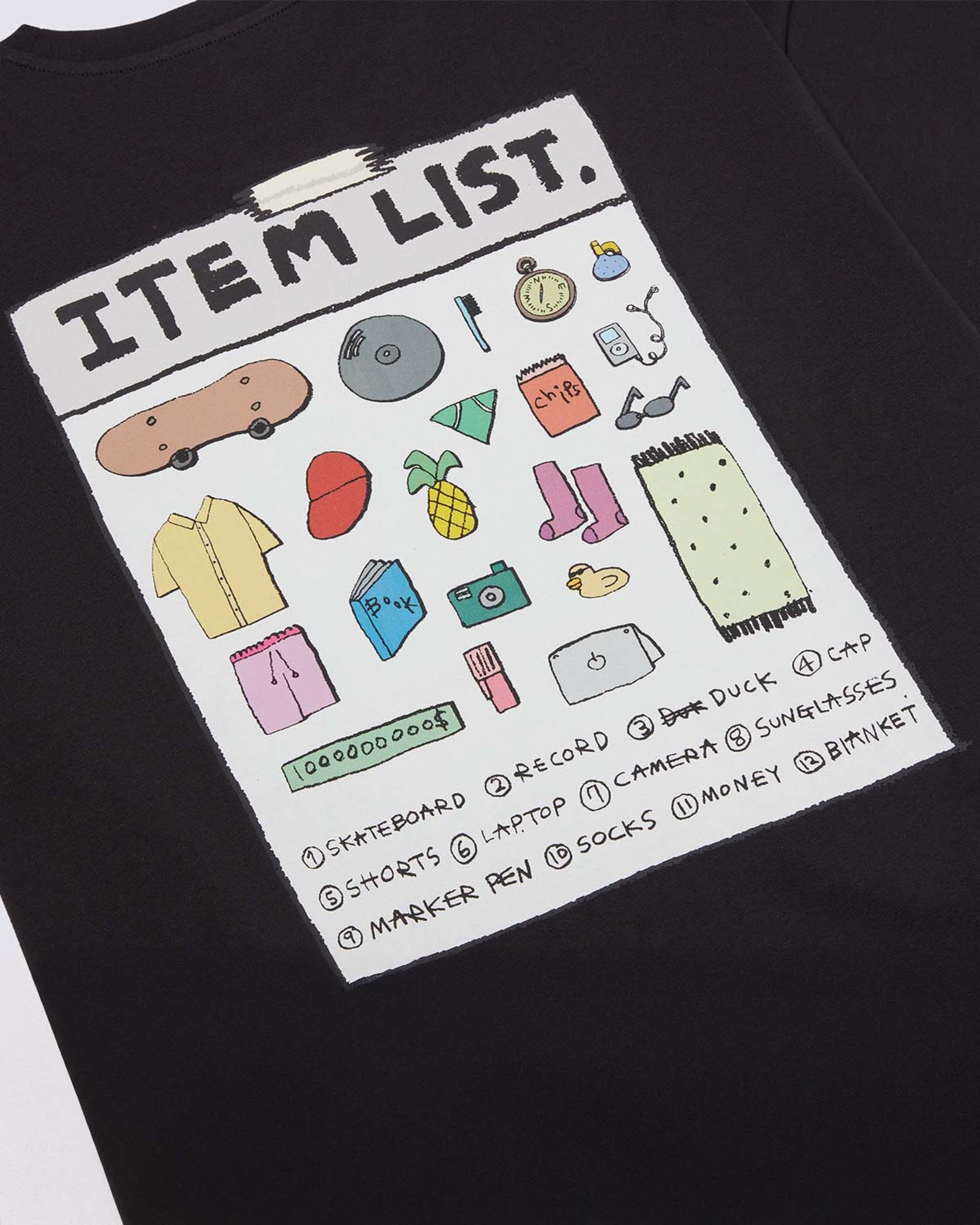 RIROO ITEM LIST Tシャツ