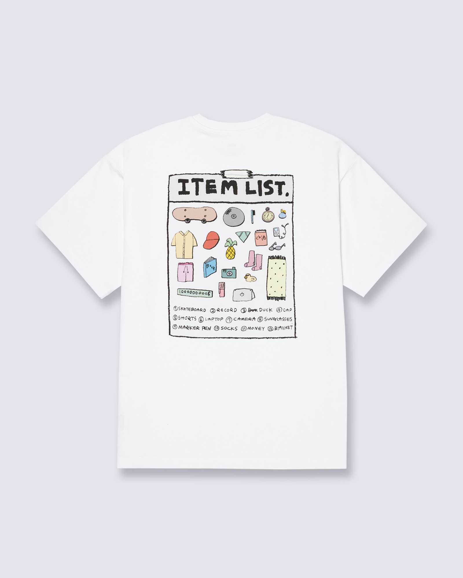 RIROO ITEM LIST Tシャツ