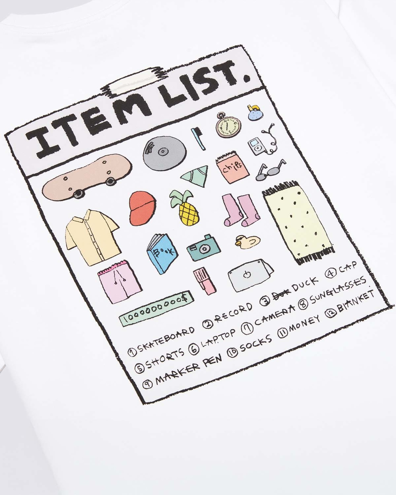 RIROO ITEM LIST Tシャツ