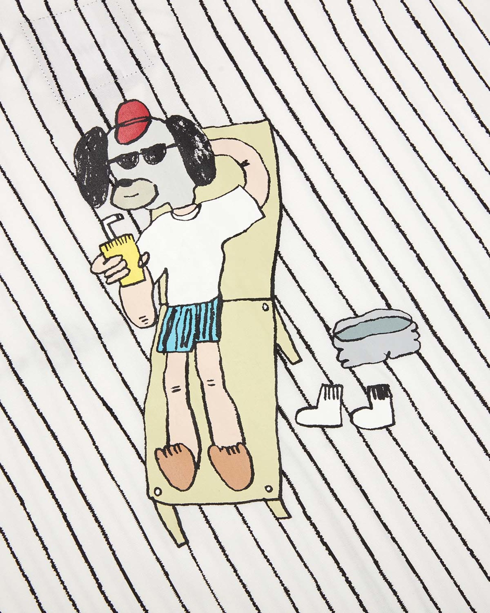 RIROO DOG ストライプシャツ