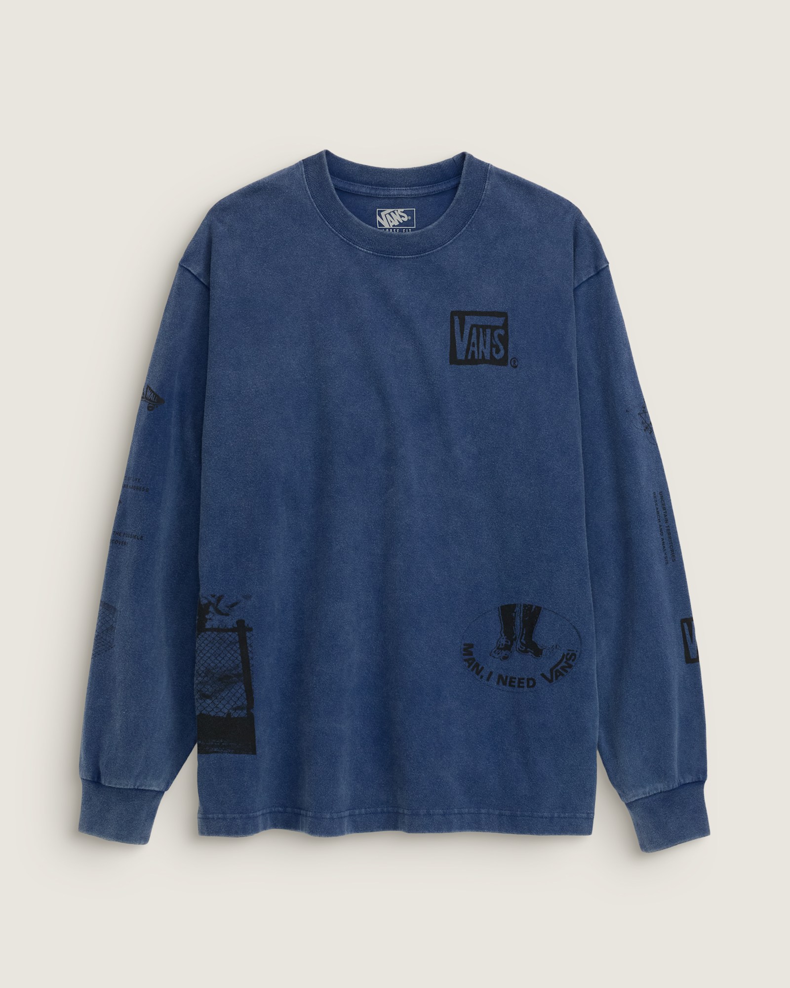 SCATTER MIND ロングスリーブ Tシャツ
