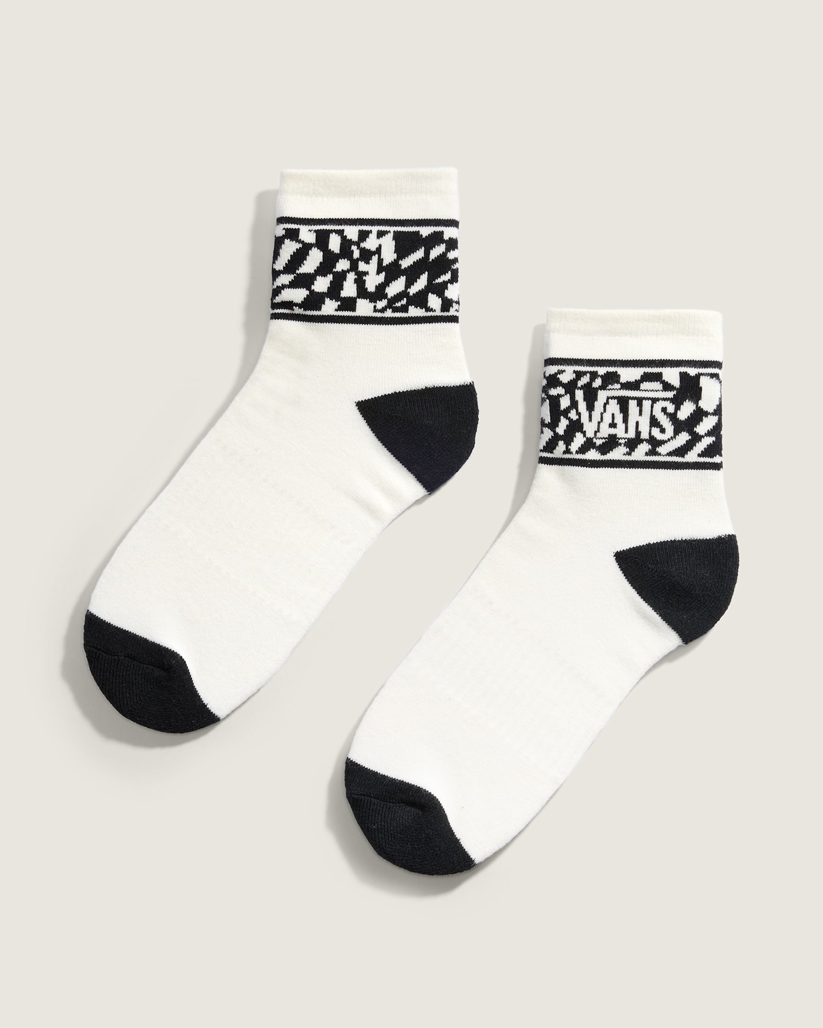 WARP チェック ハーフクルーソックス