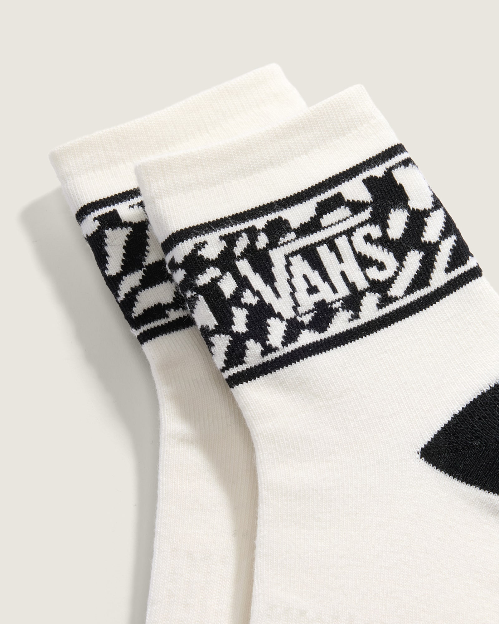 WARP チェック ハーフクルーソックス