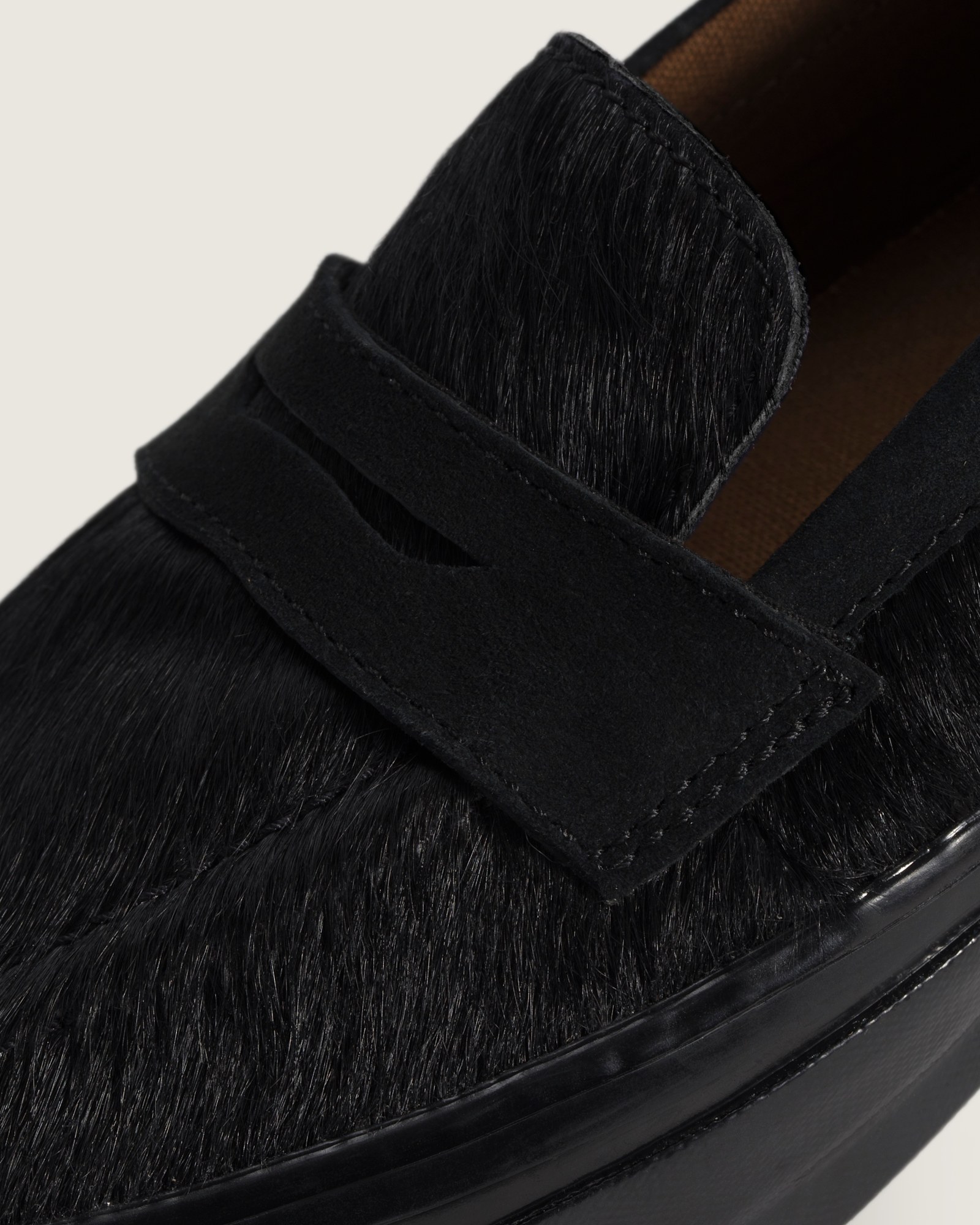 PREMIUM ローファー 53 ヘアオンレザー