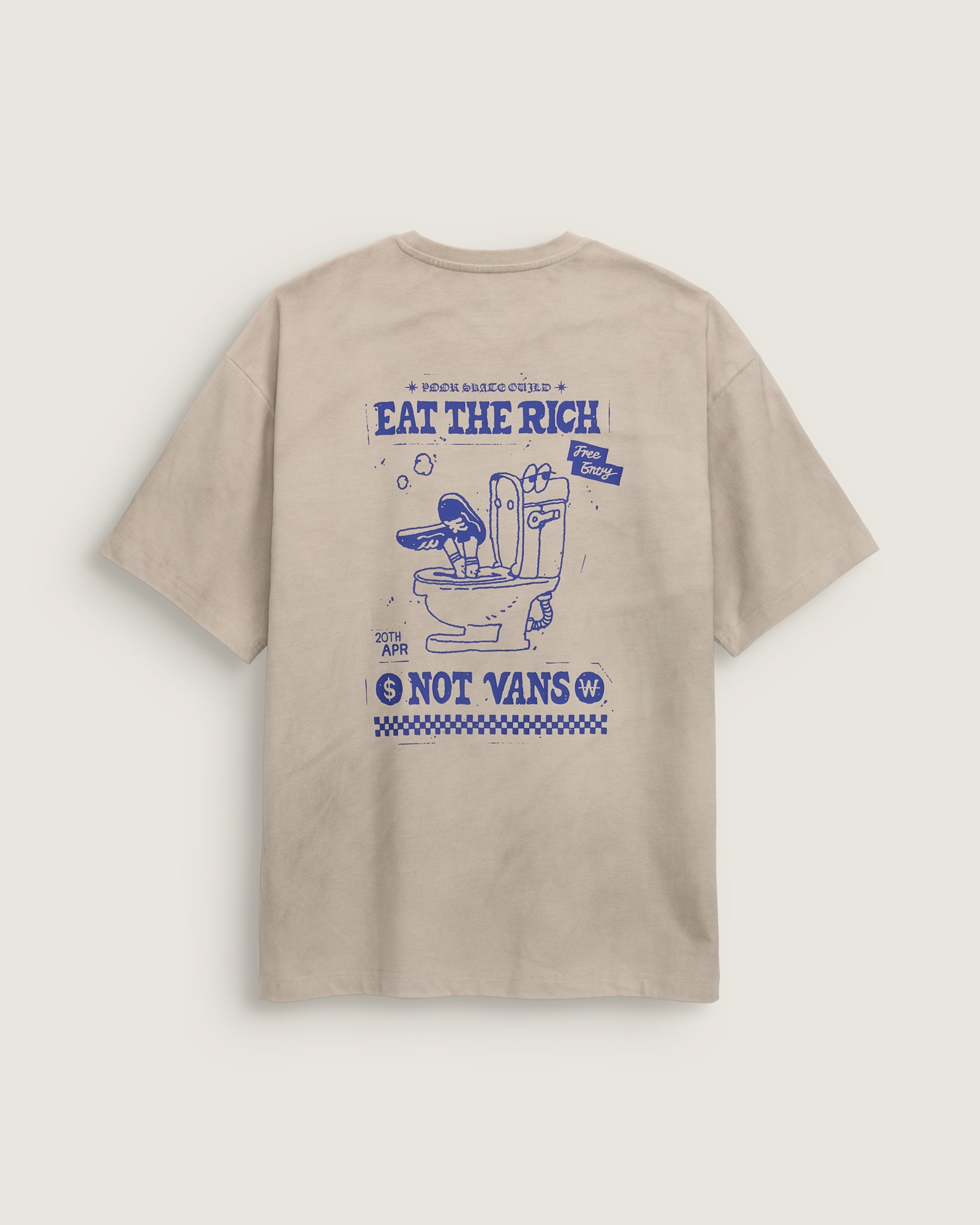 SOON.EASY ウォッシュド グラフィック Tシャツ
