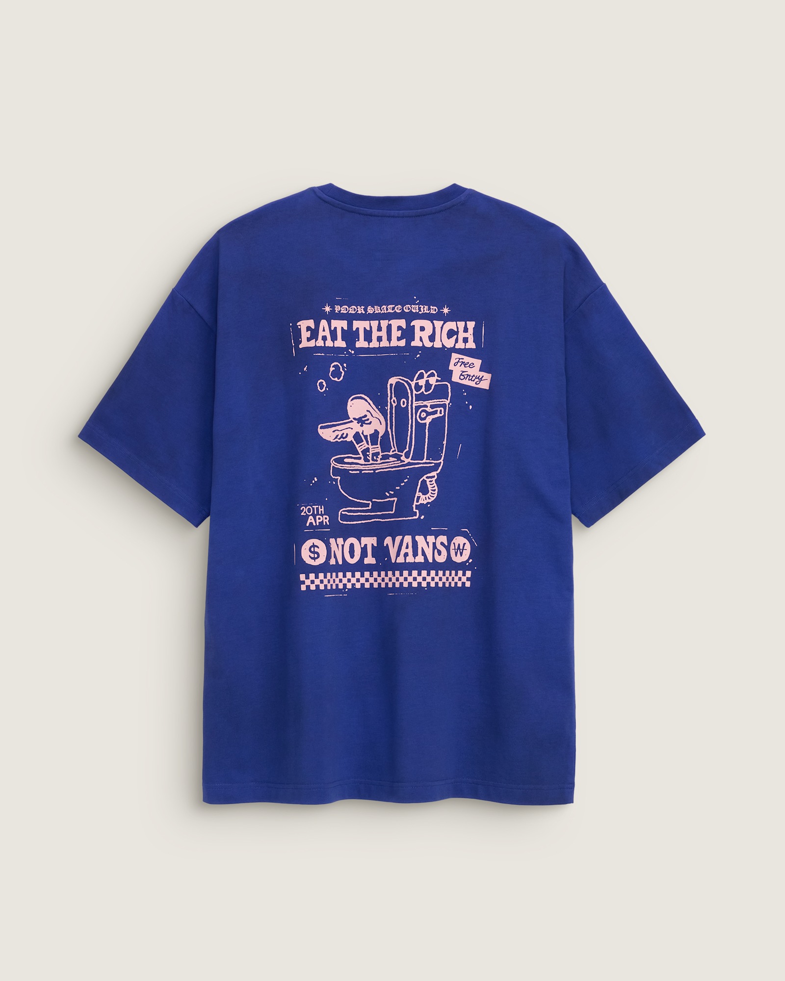 SOON.EASY ウォッシュド グラフィック Tシャツ