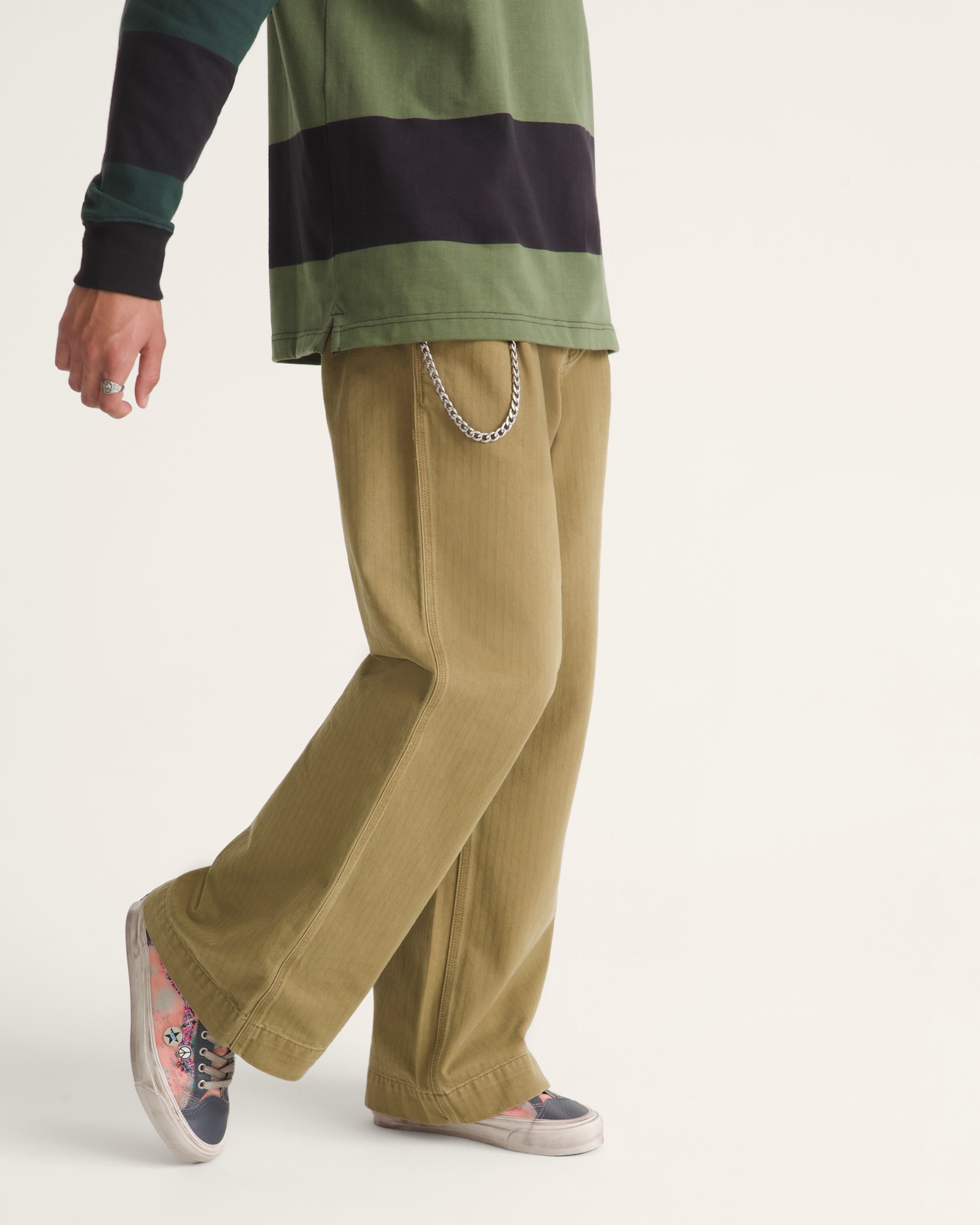 AUTHENTIC チノワイドレッグパンツ