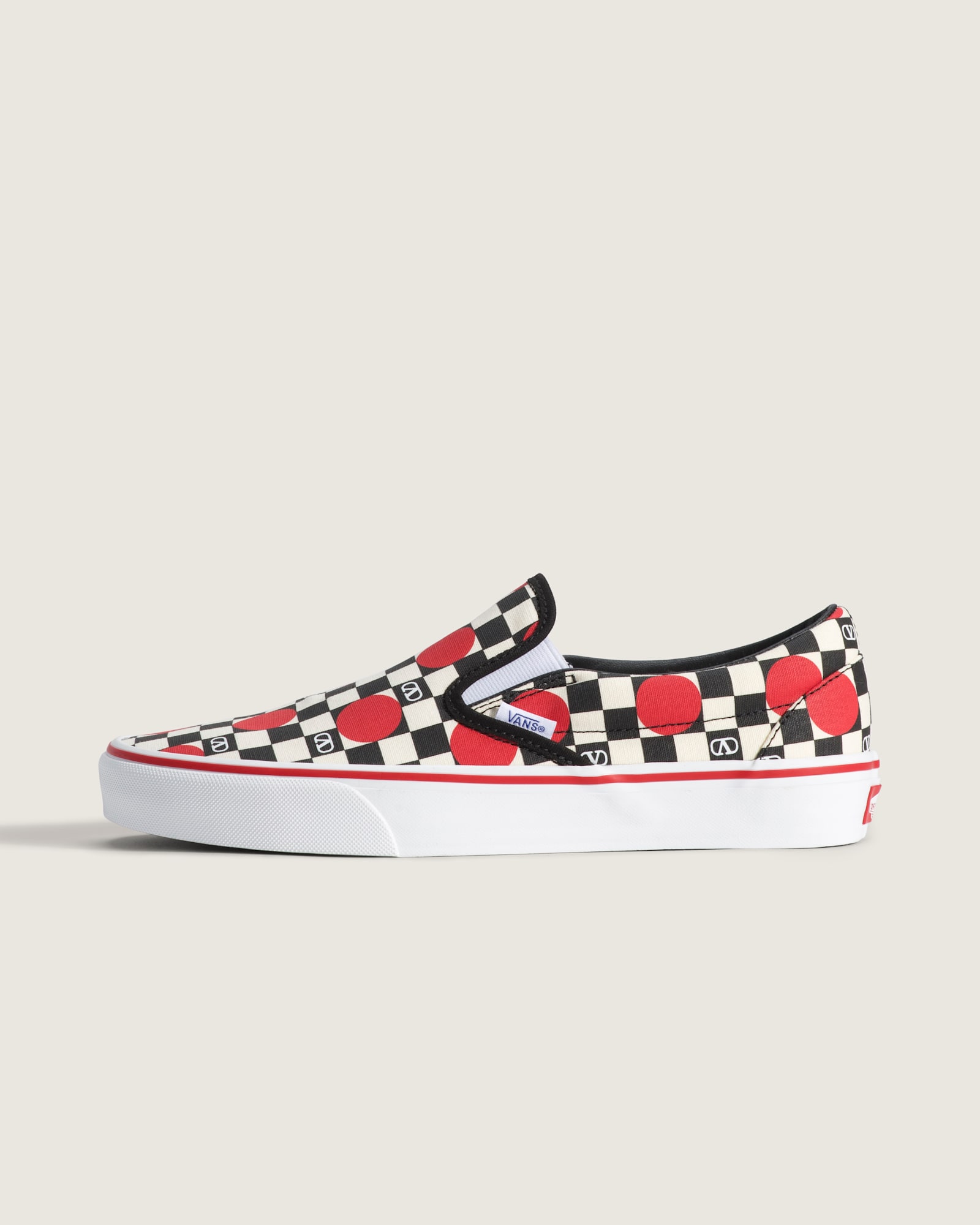 Valentino Garavani and Vans クラシック スリッポン