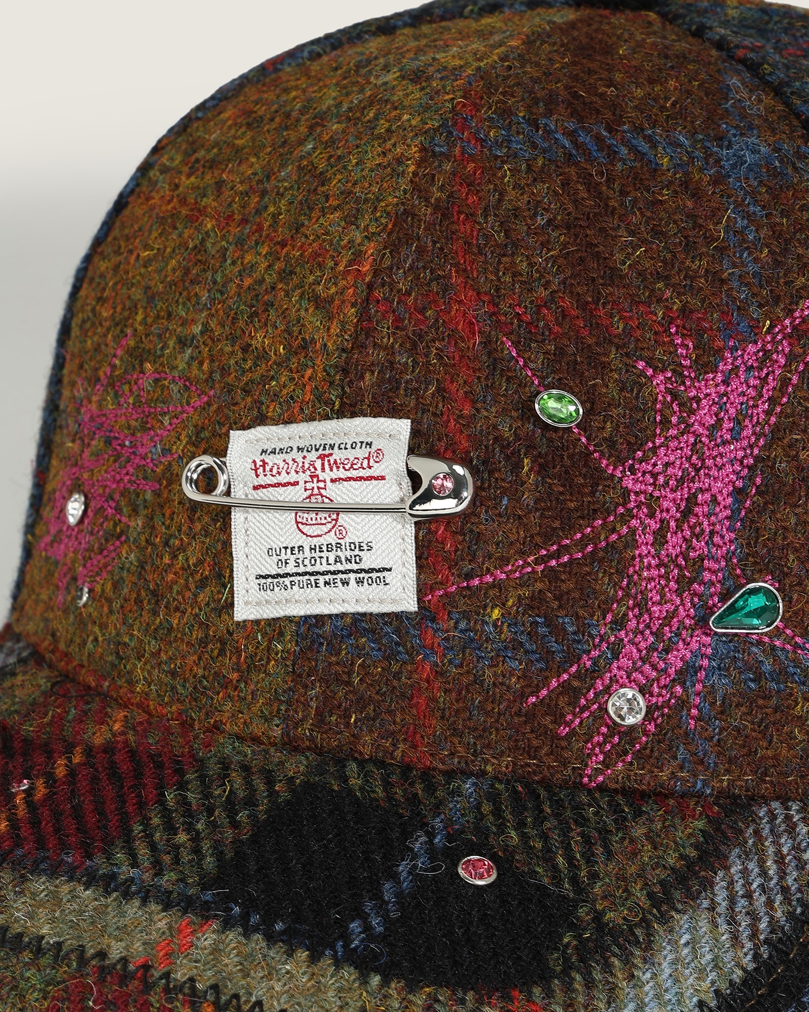 Harris Tweed&reg; スナップバック キャップ