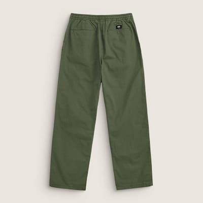 레인지 배기 테이퍼드 엘라스틱 웨이스트 팬츠