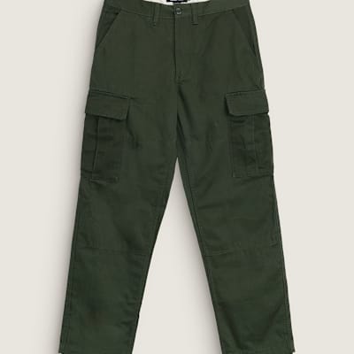 서비스 카고 루즈 테이퍼드 팬츠